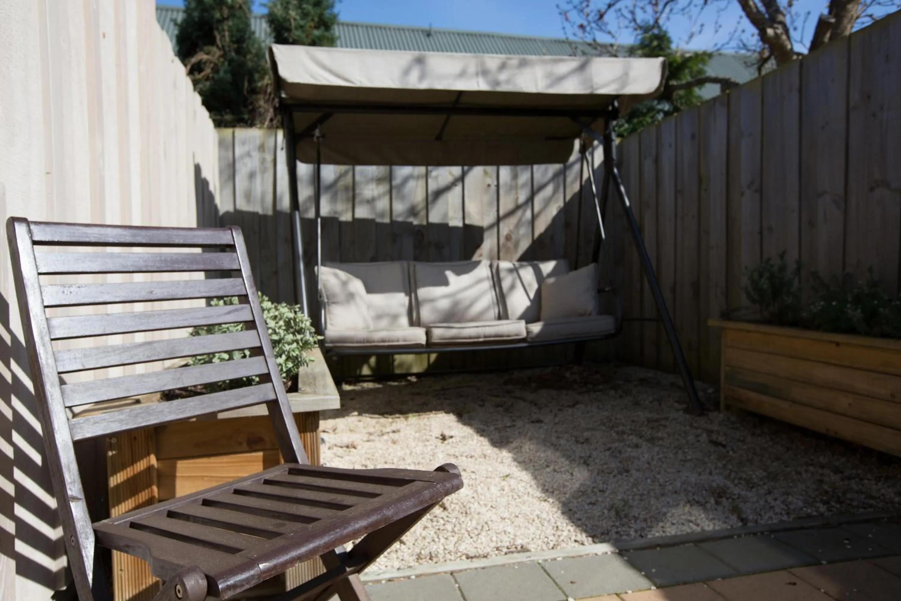 Patio in Settlers Boutique Motel