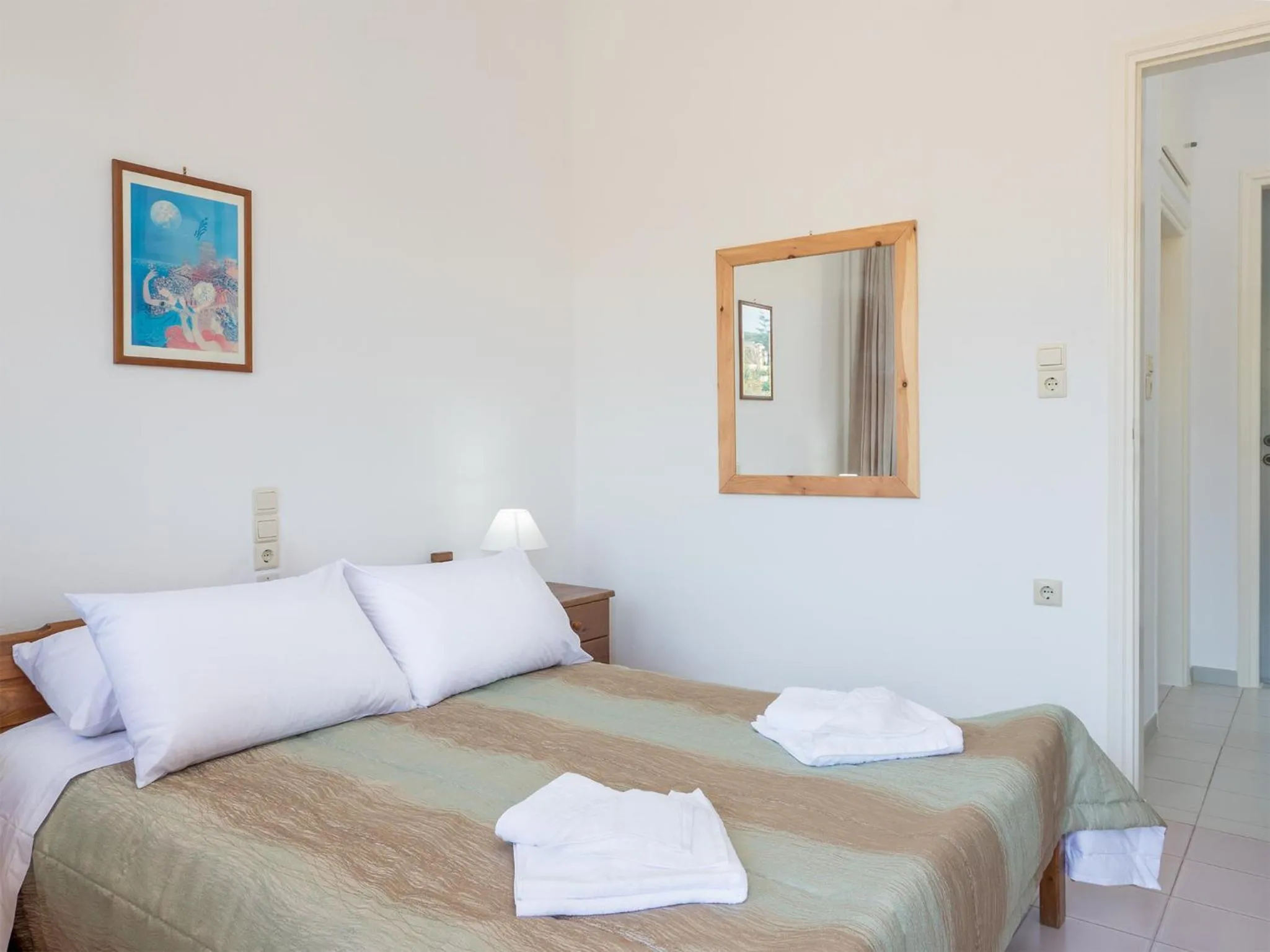 Bedroom, Bed in Romantic Corner Maisonette houses