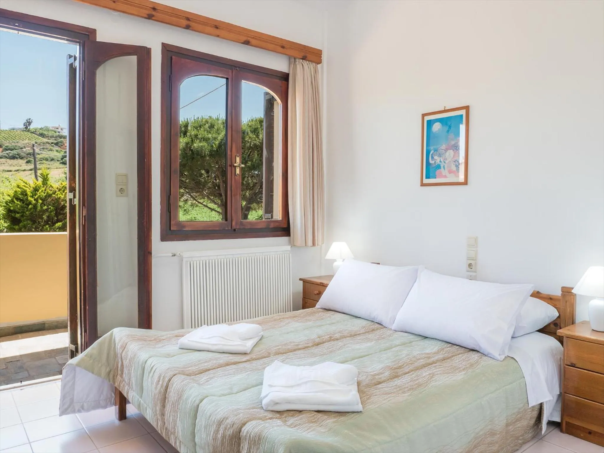 Bedroom, Bed in Romantic Corner Maisonette houses