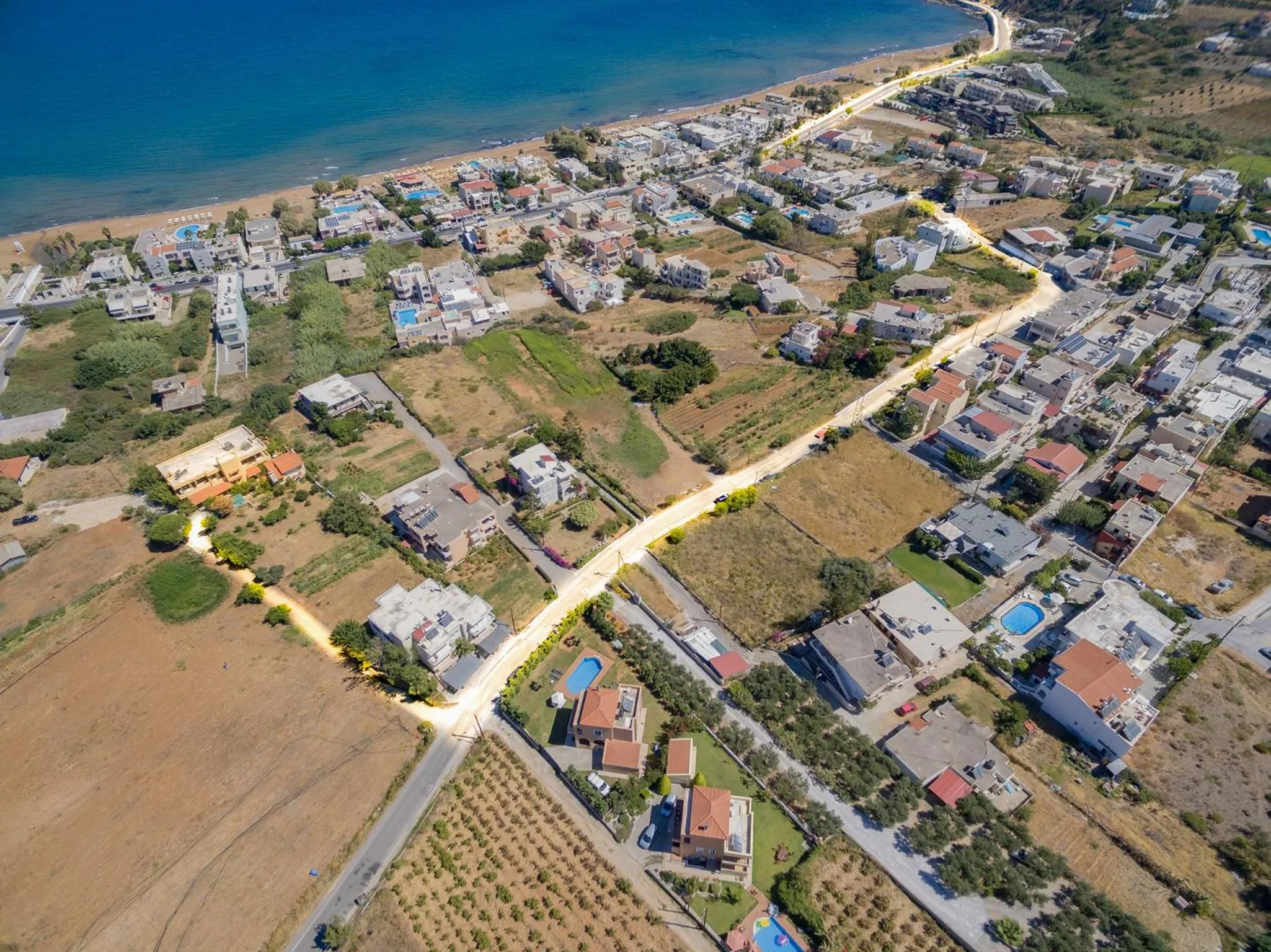Bird's eye view in Romantic Corner Maisonette houses