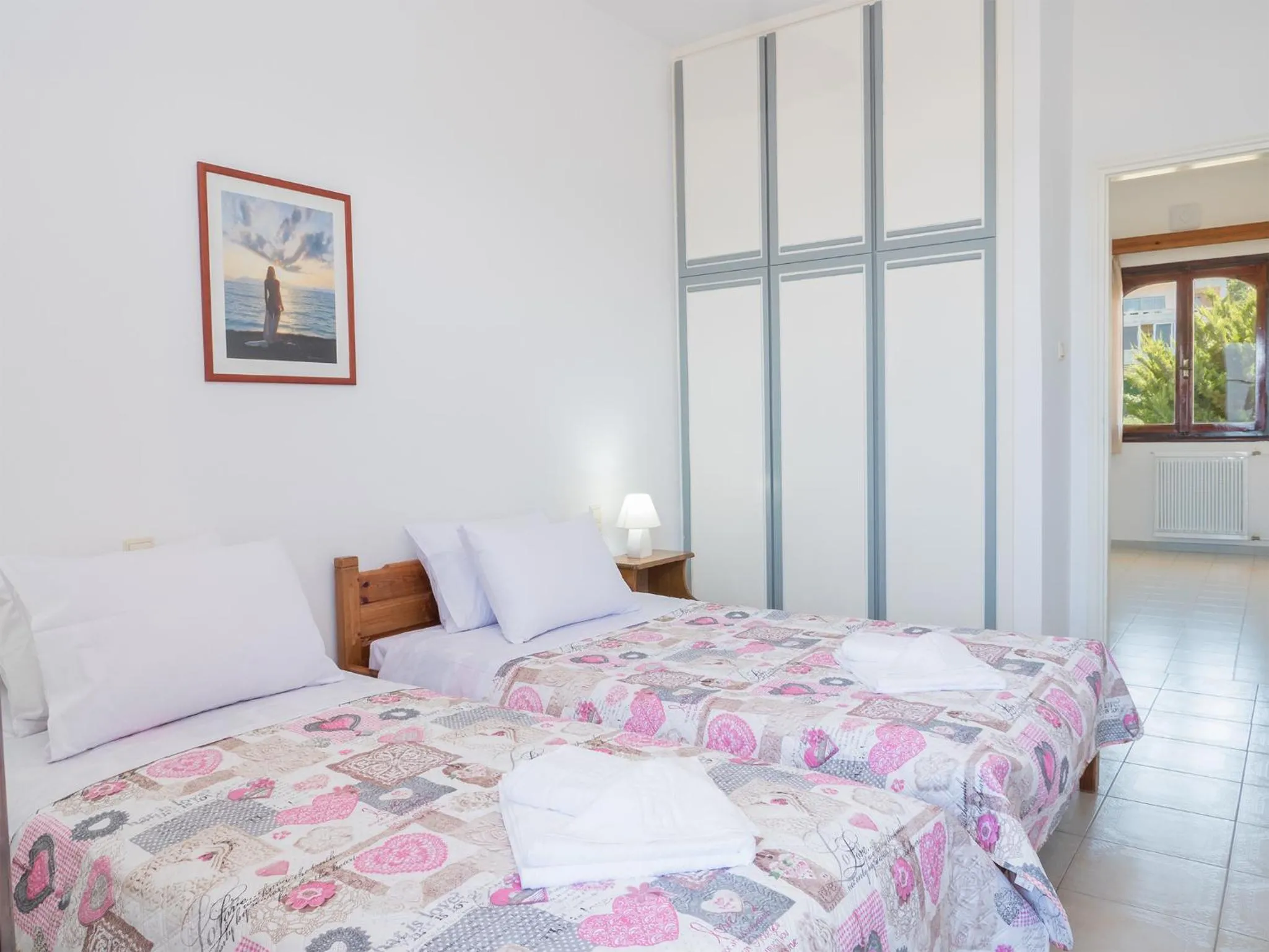 Bed in Romantic Corner Maisonette houses