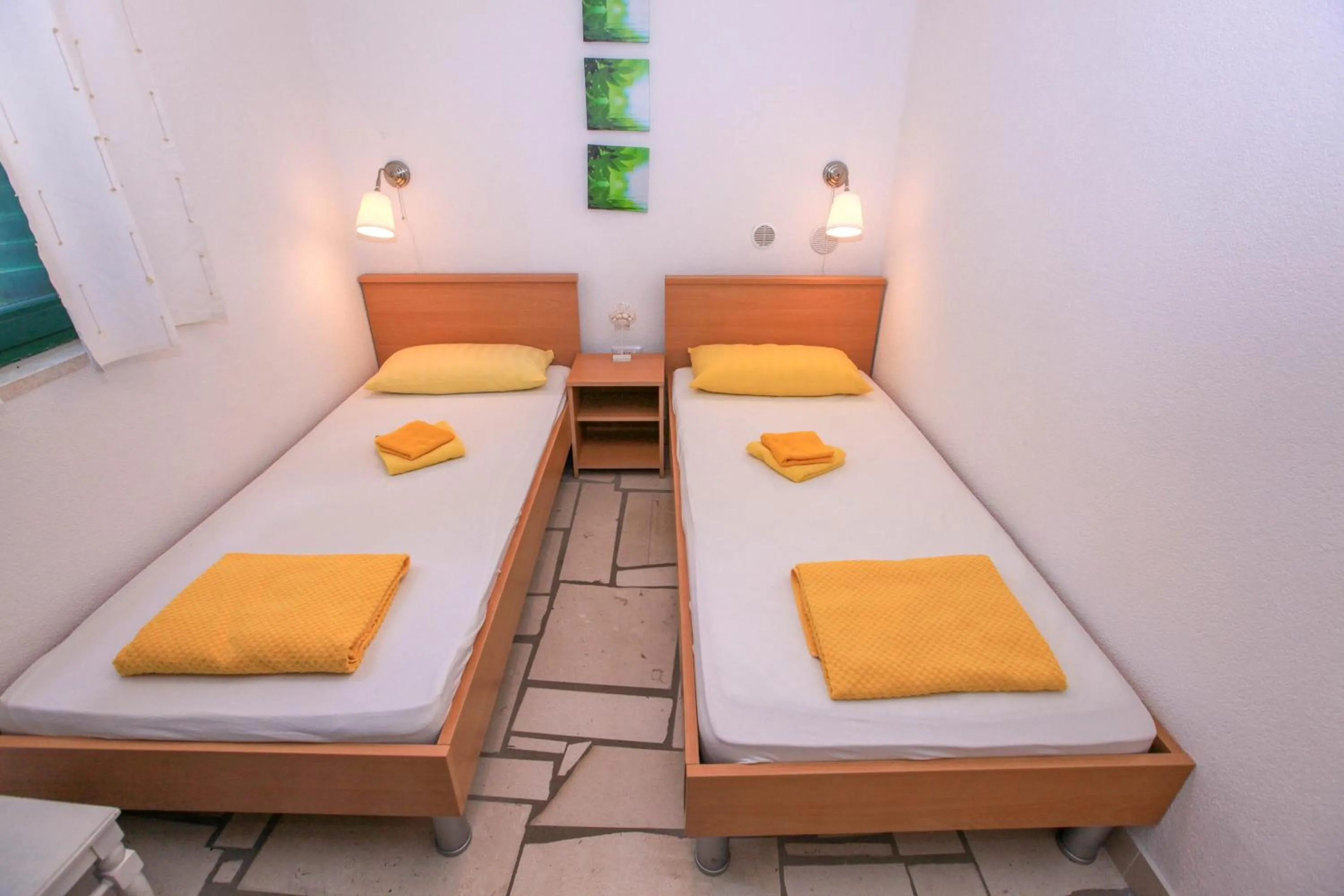 Bed in Apartments Erika
