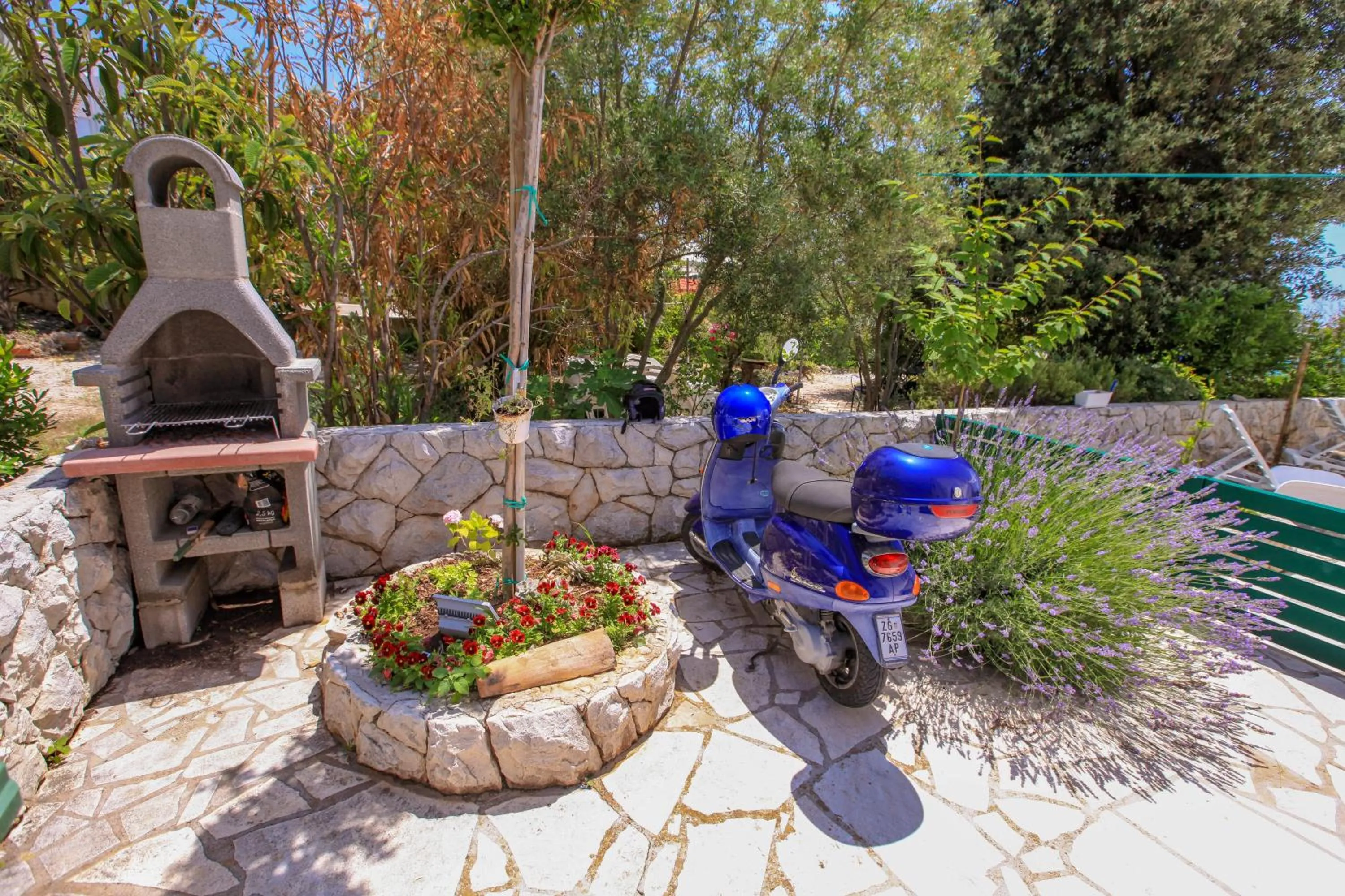 BBQ facilities in Apartments Erika