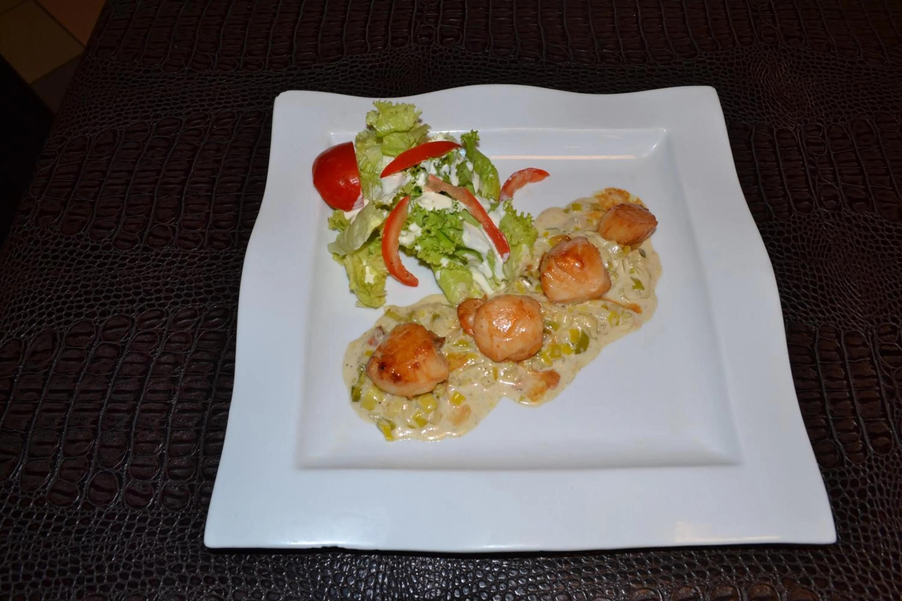 Food close-up in l'Hotel du port