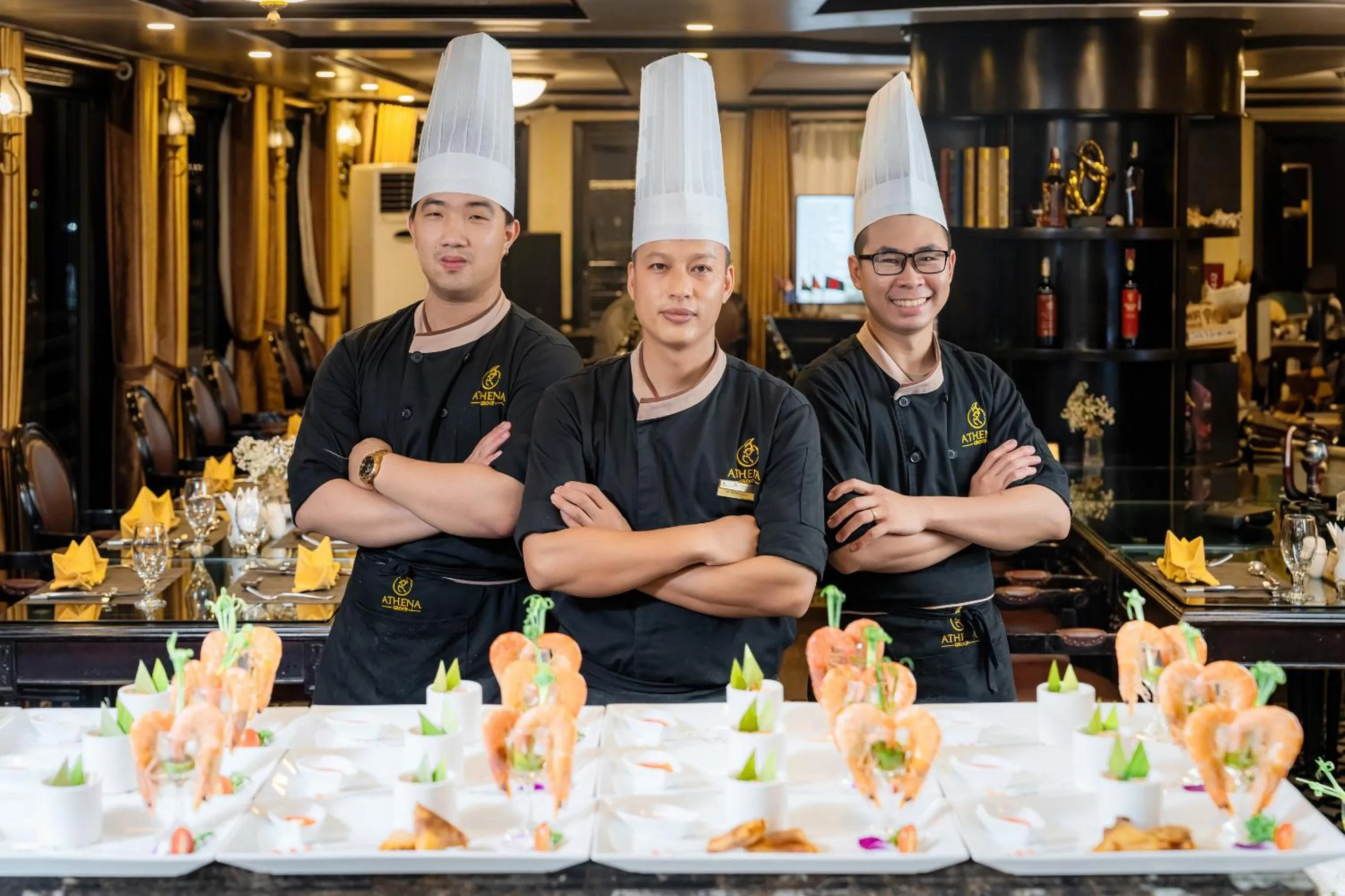 Staff in Halong Athena Cruise
