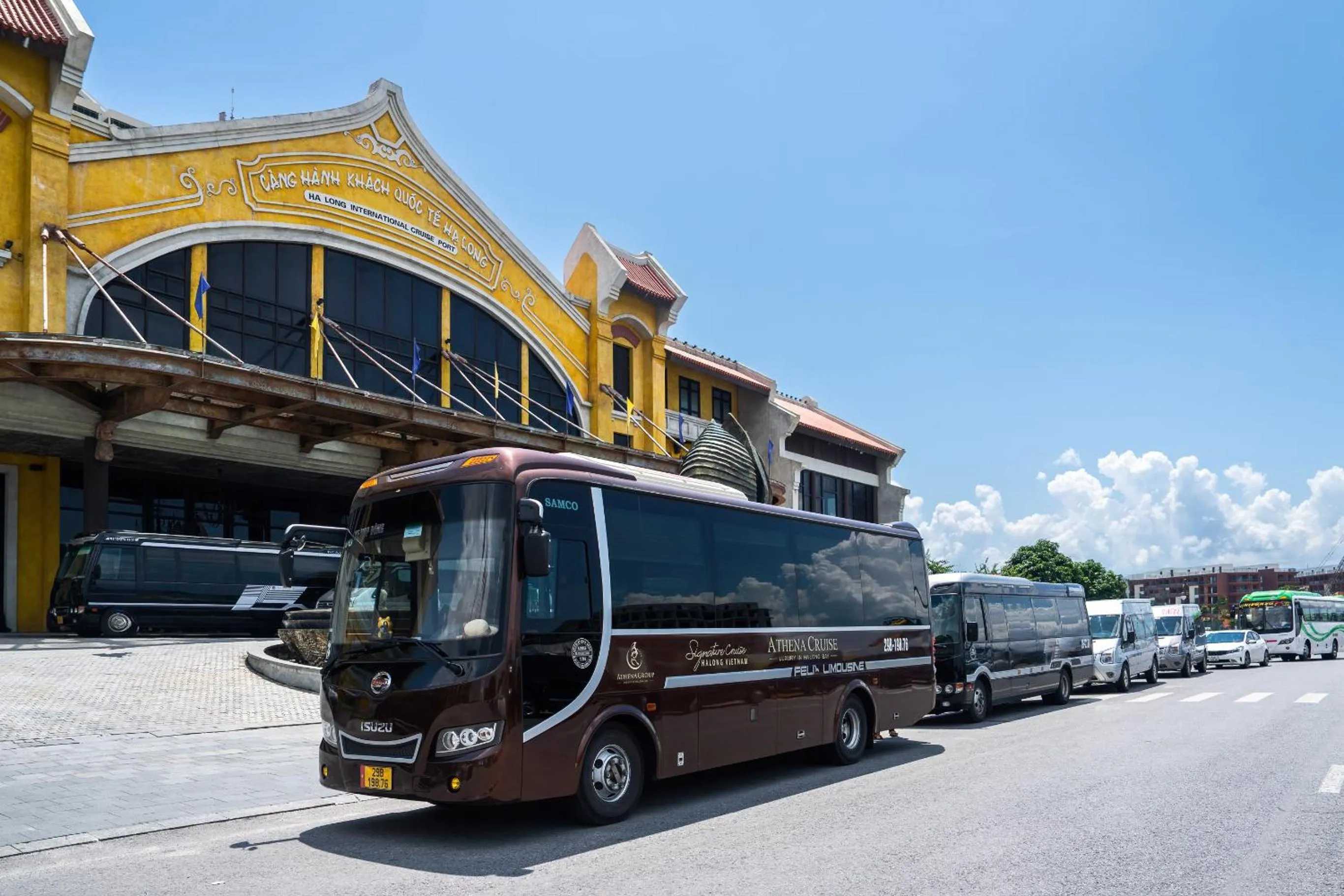 shuttle in Halong Athena Cruise
