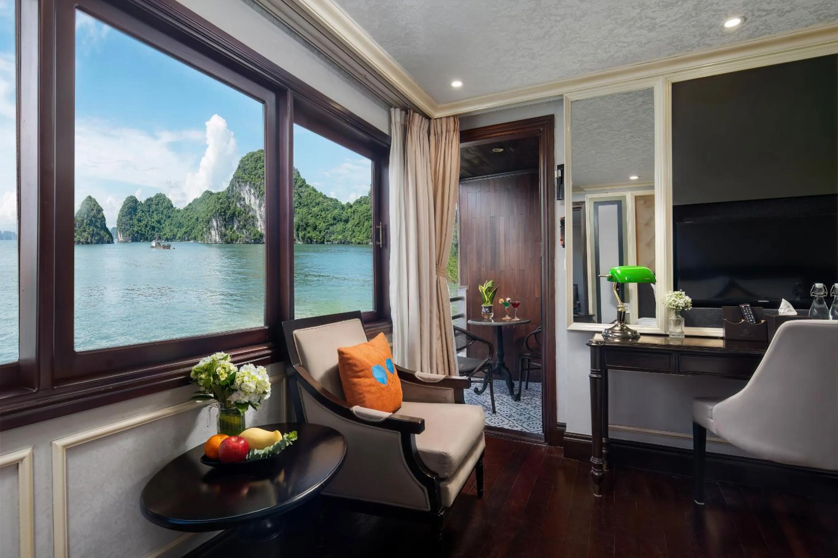 Bedroom in Halong Athena Cruise