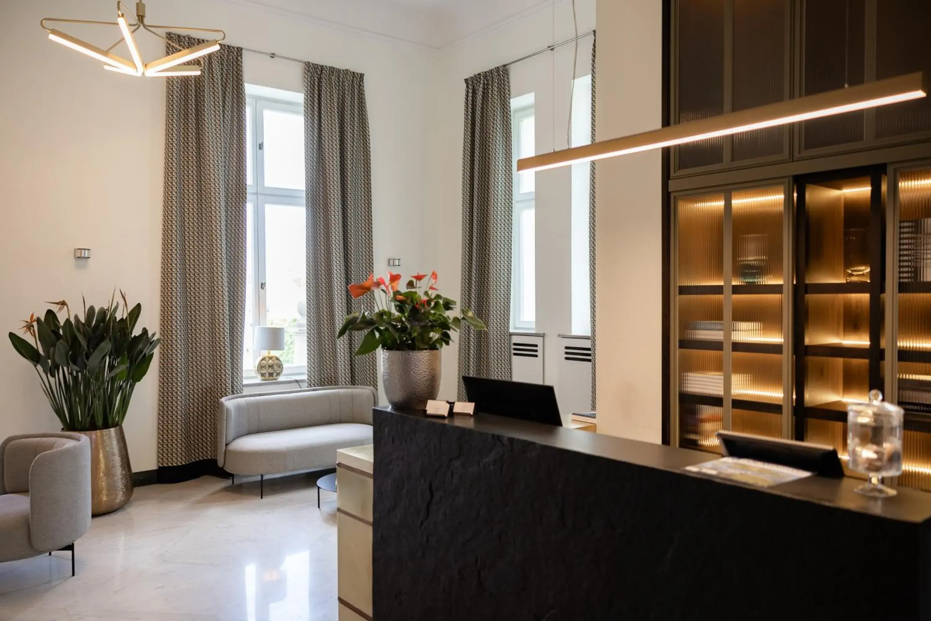 Lobby or reception in Platinum Palace Boutique Hotel & SPA Lobby or reception in Platinum Palace Boutique Hotel & SPA