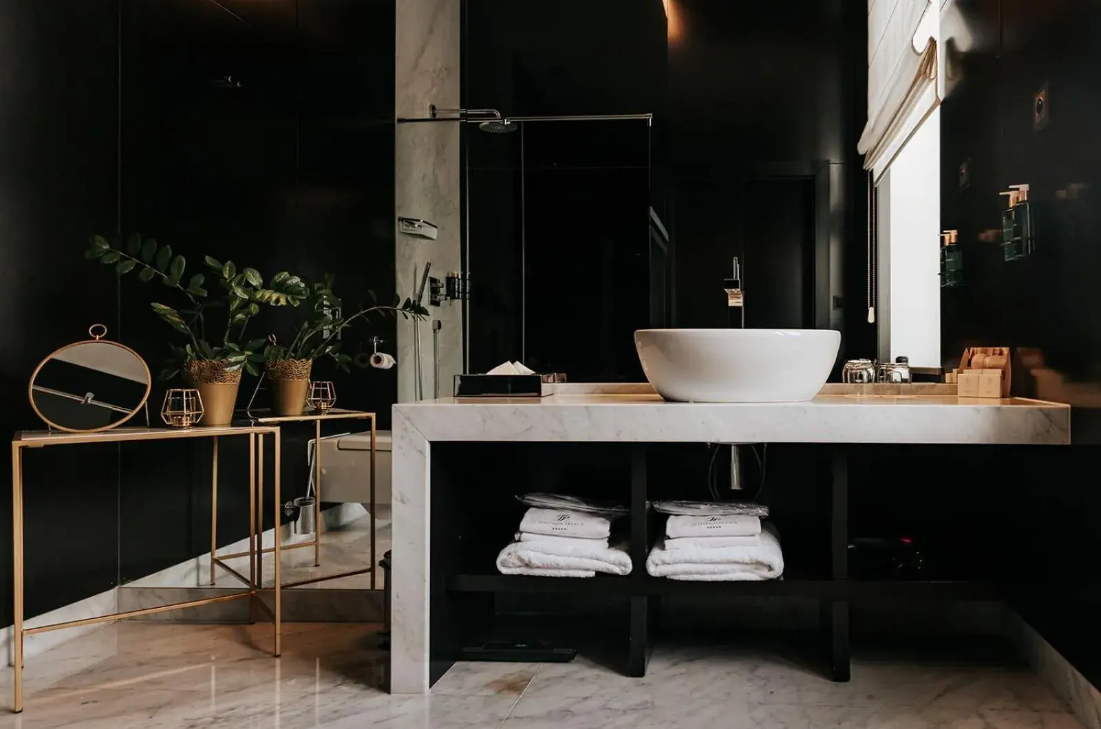 Bathroom in Platinum Palace Boutique Hotel & SPA Bathroom in Platinum Palace Boutique Hotel & SPA