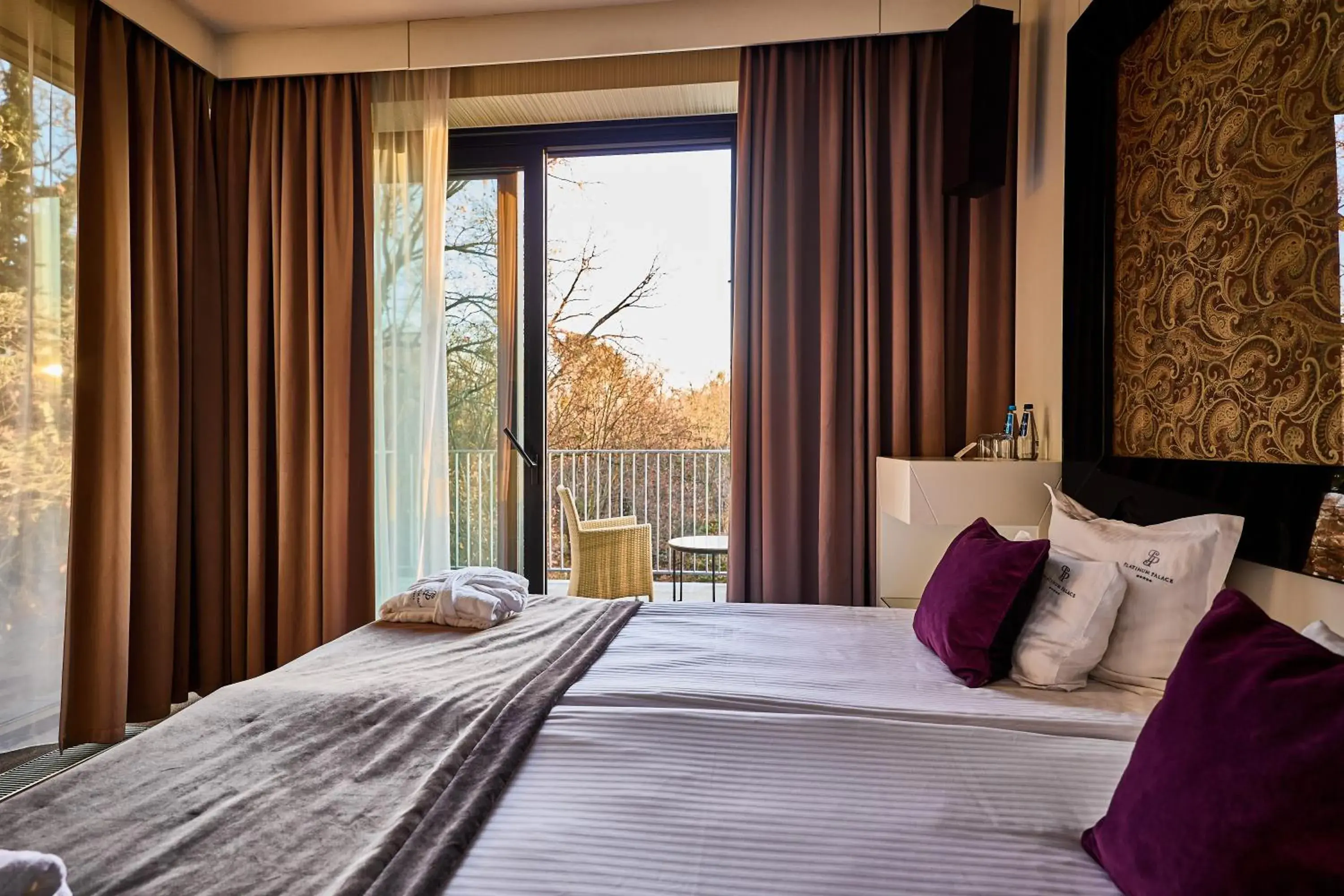 Bed in Platinum Palace Boutique Hotel & SPA Bed in Platinum Palace Boutique Hotel & SPA