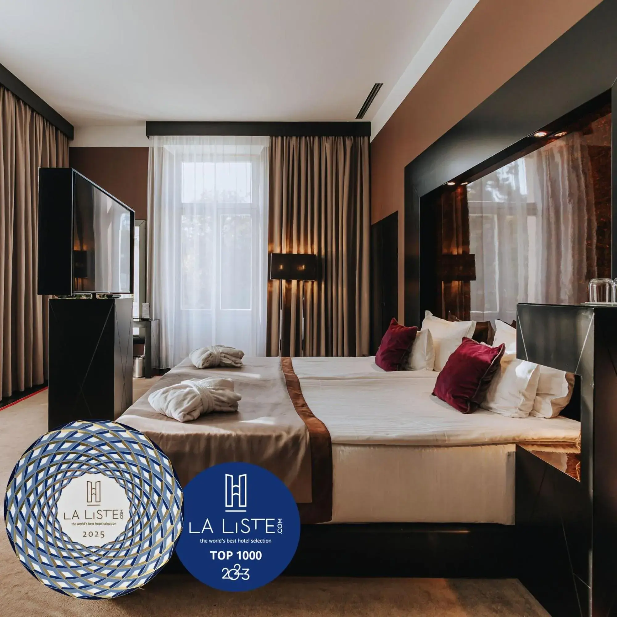 Bed in Platinum Palace Boutique Hotel & SPA Bed in Platinum Palace Boutique Hotel & SPA