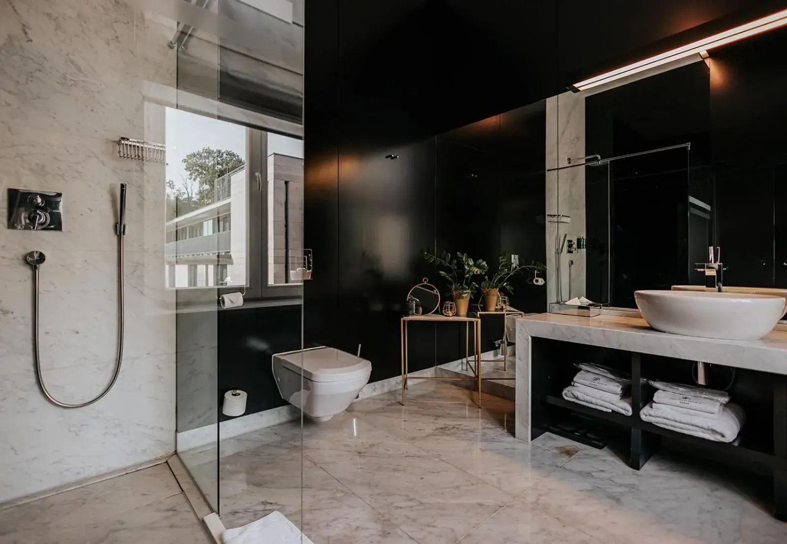 Bathroom in Platinum Palace Boutique Hotel & SPA Bathroom in Platinum Palace Boutique Hotel & SPA