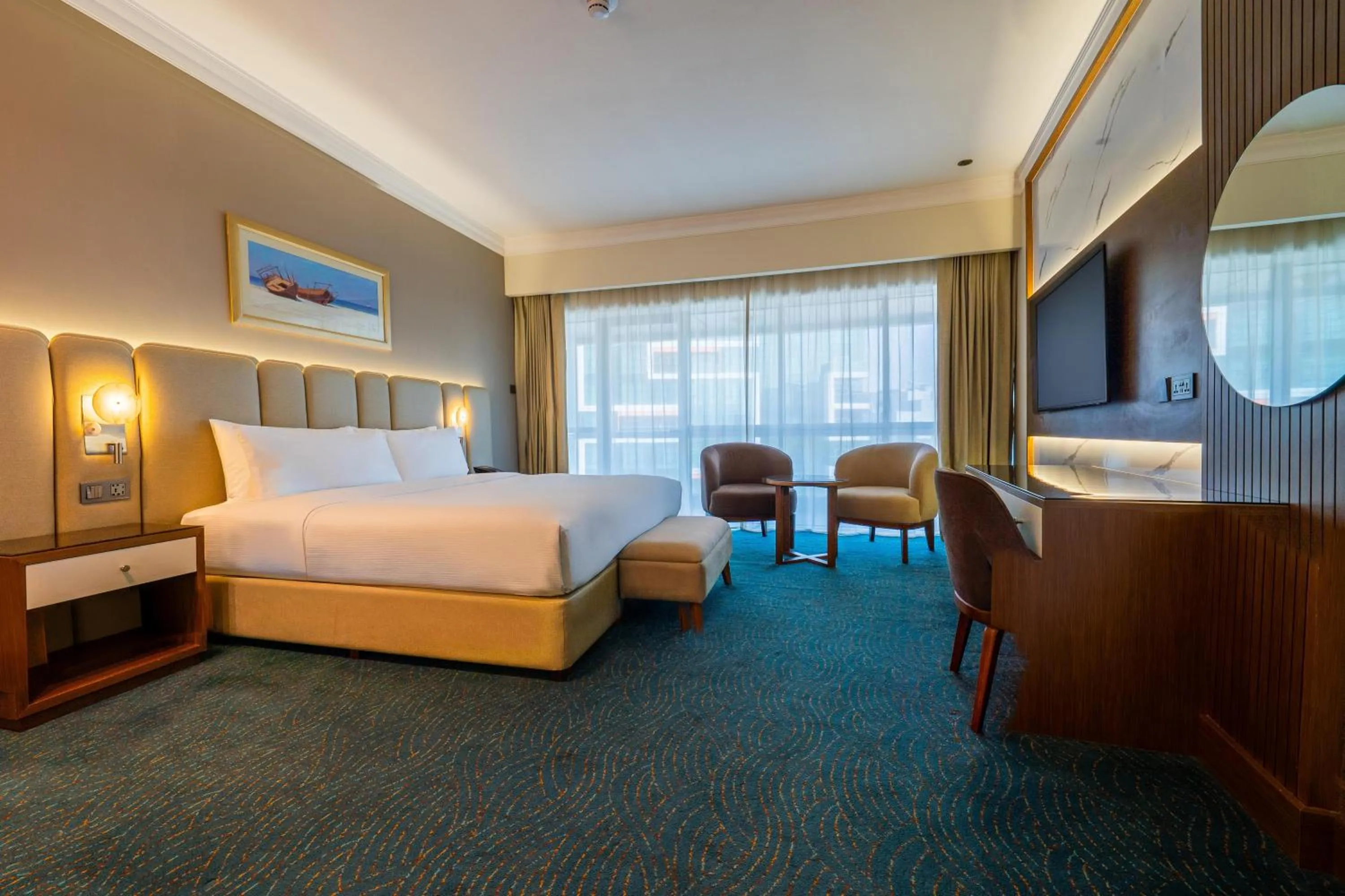 Bed in DoubleTree by Hilton Dubai Port Saeed