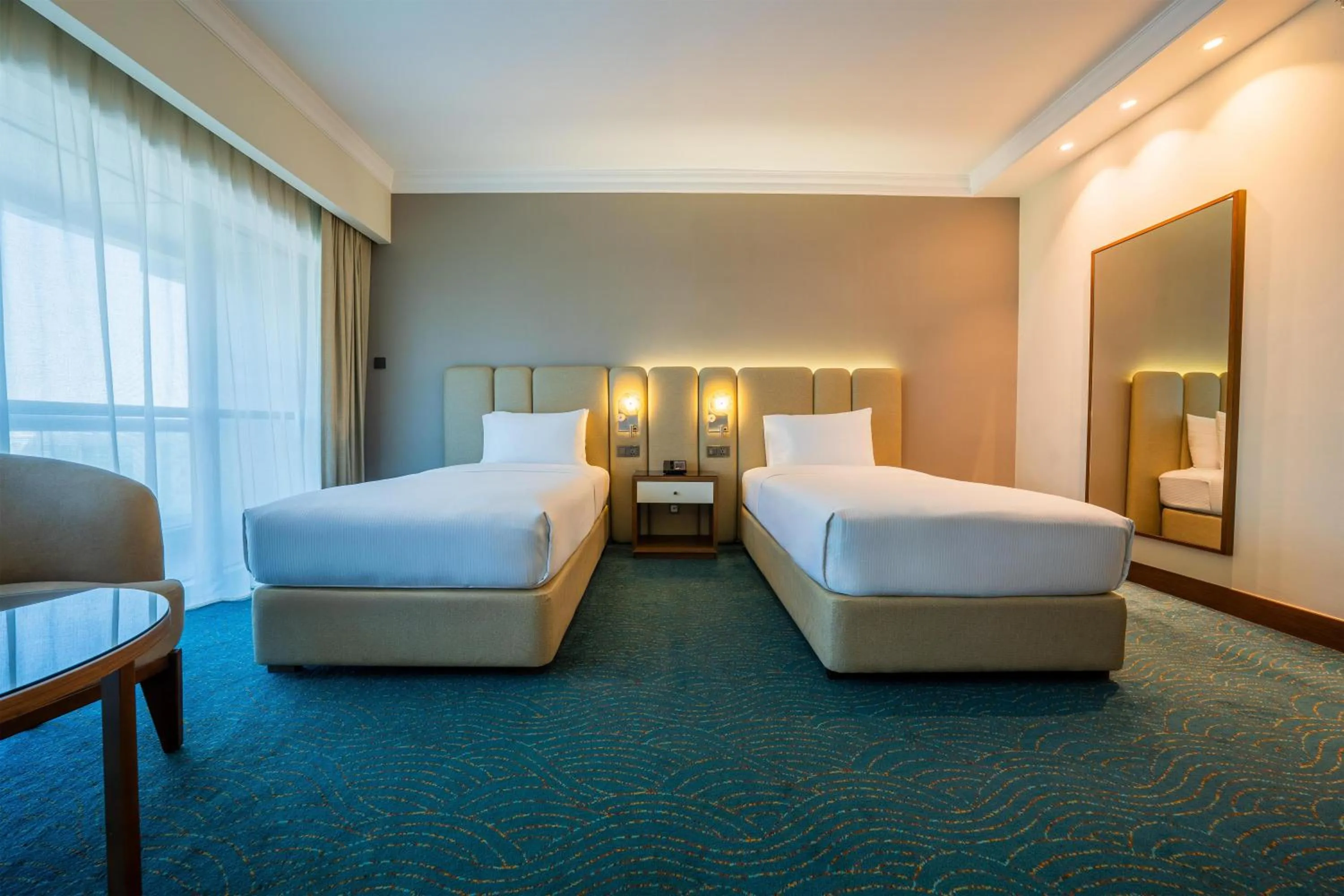 Bed in DoubleTree by Hilton Dubai Port Saeed