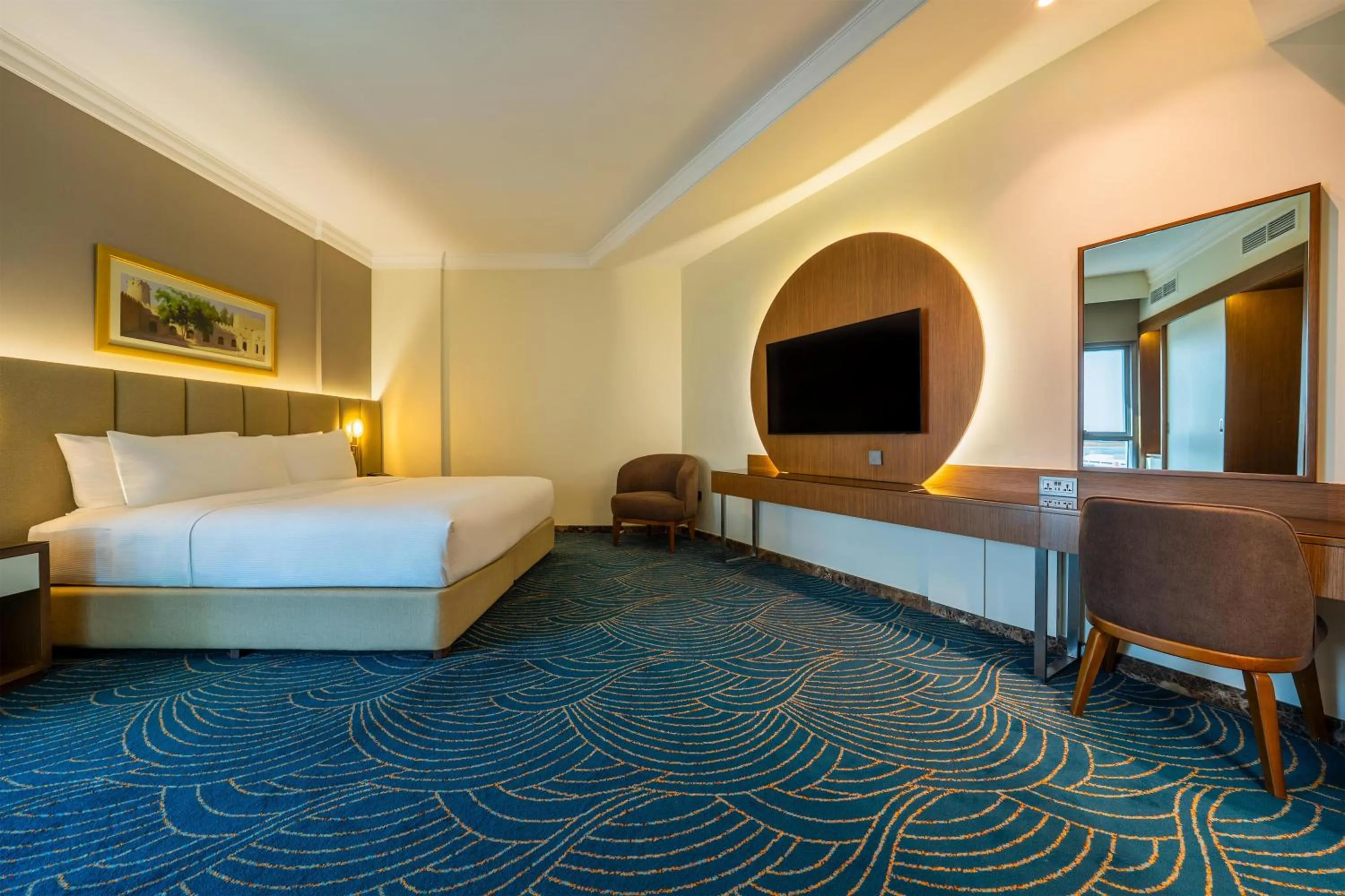 Bed in DoubleTree by Hilton Dubai Port Saeed