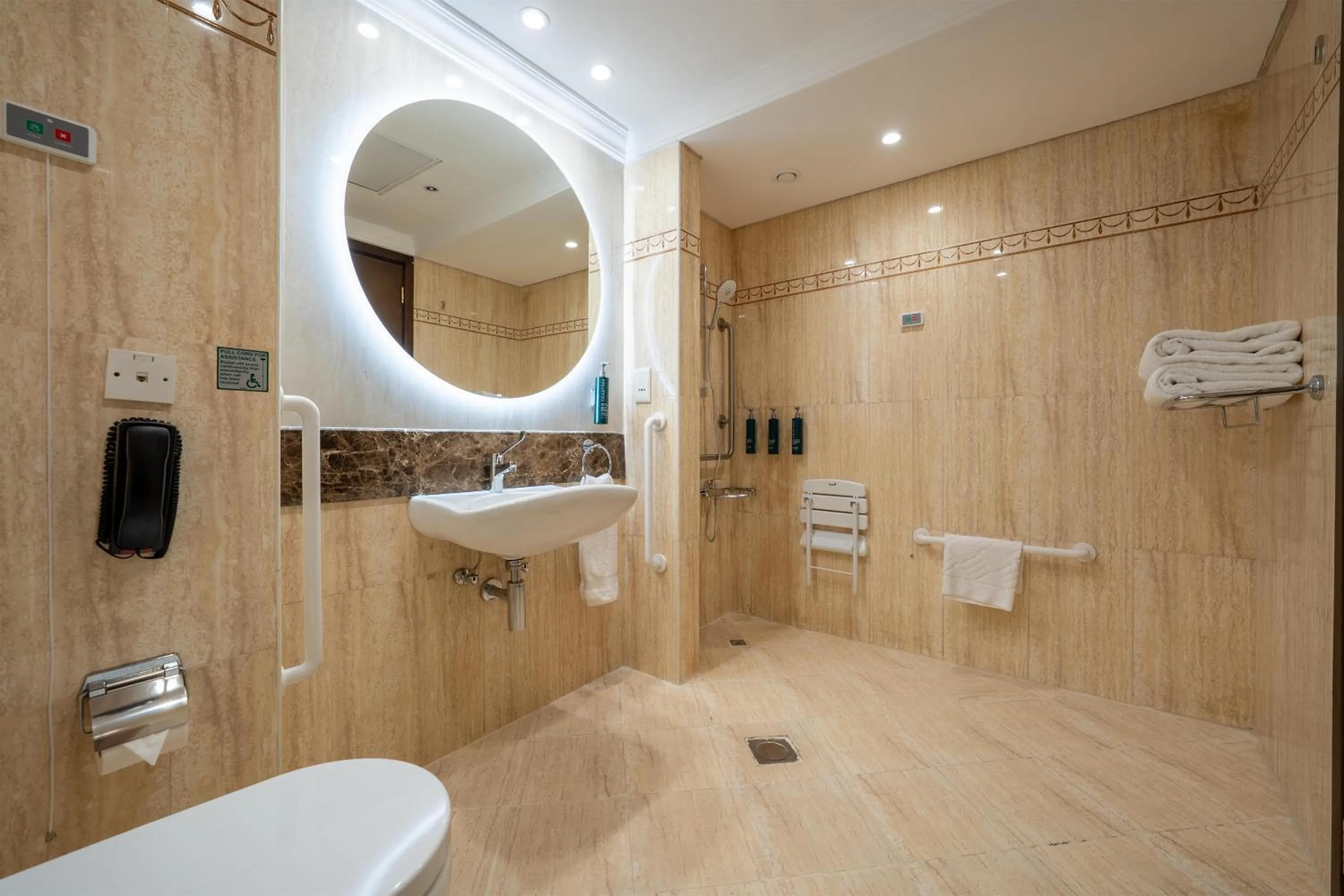 Bathroom in DoubleTree by Hilton Dubai Port Saeed