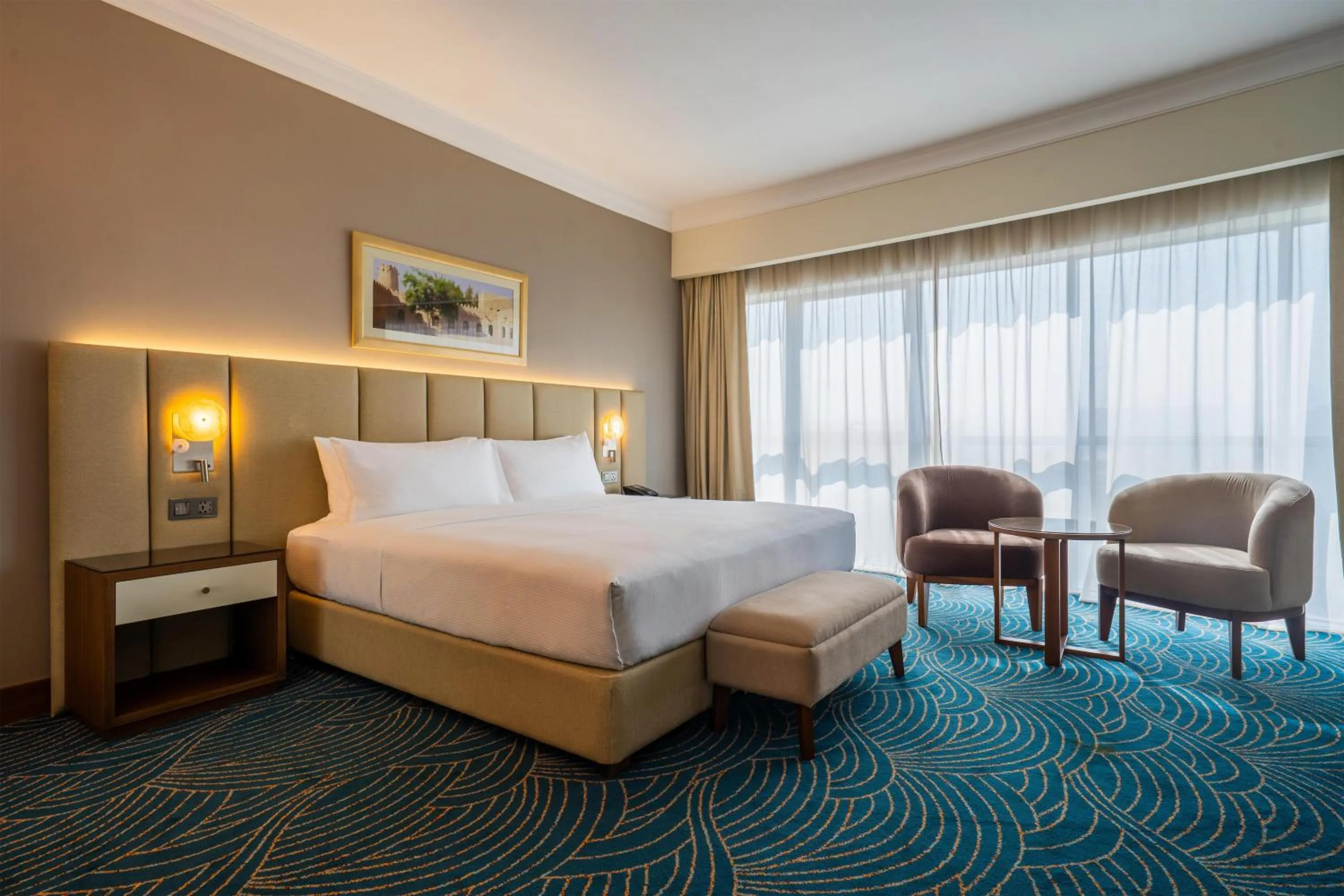 Bed in DoubleTree by Hilton Dubai Port Saeed