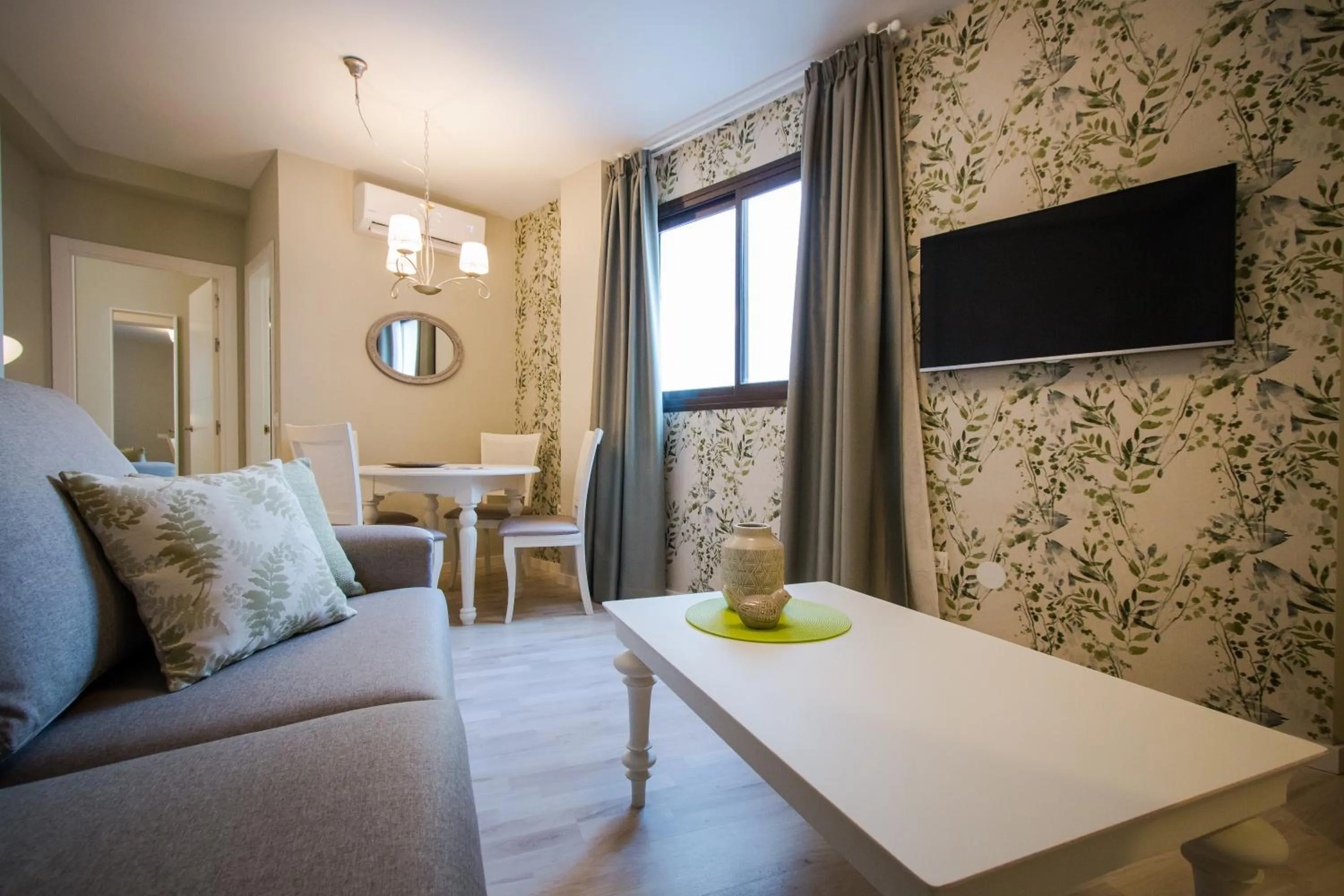 Living room in Holidays2Malaga Suites