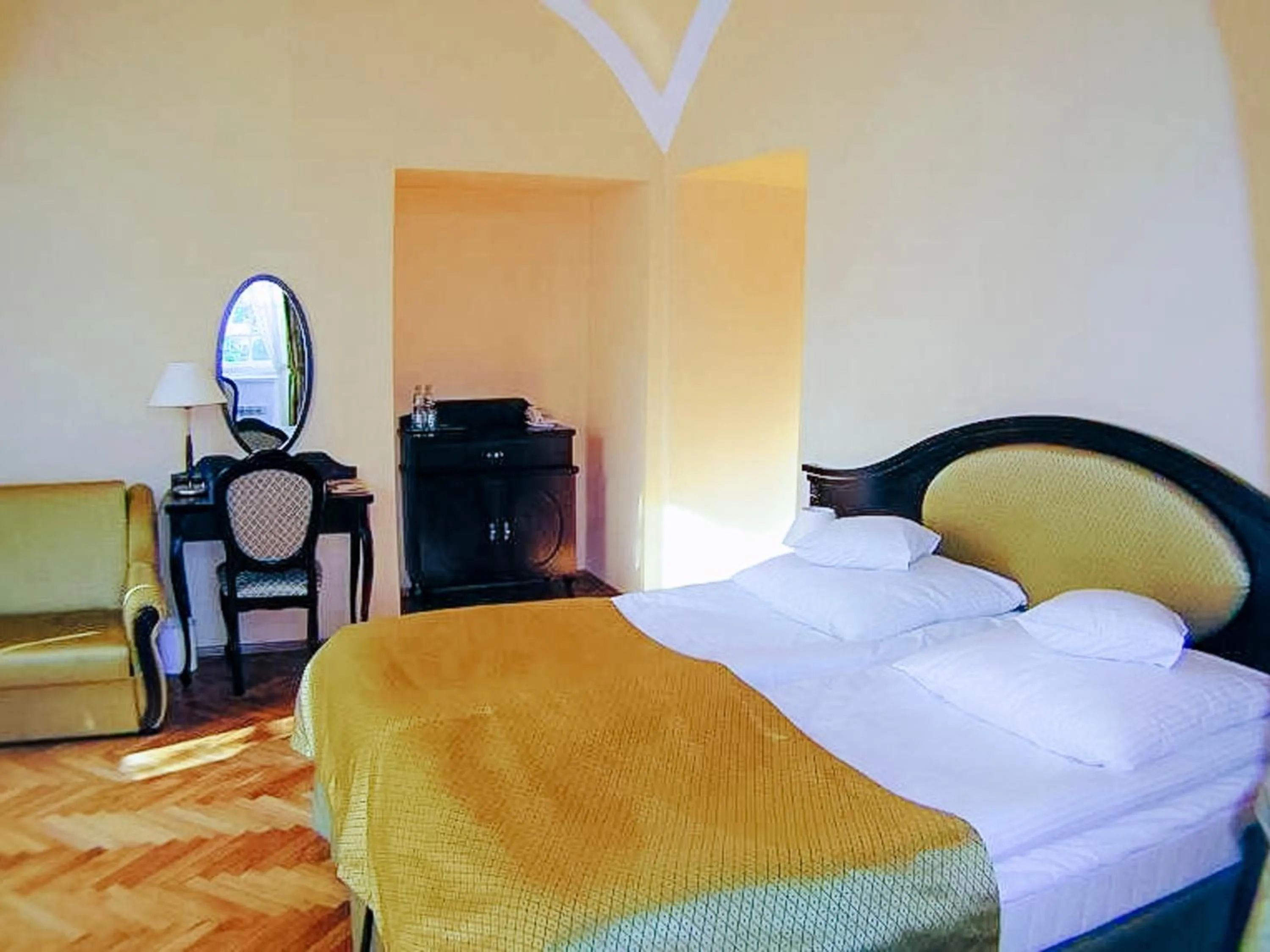 Bed in Hotel Zamek Królewski w Rydzynie