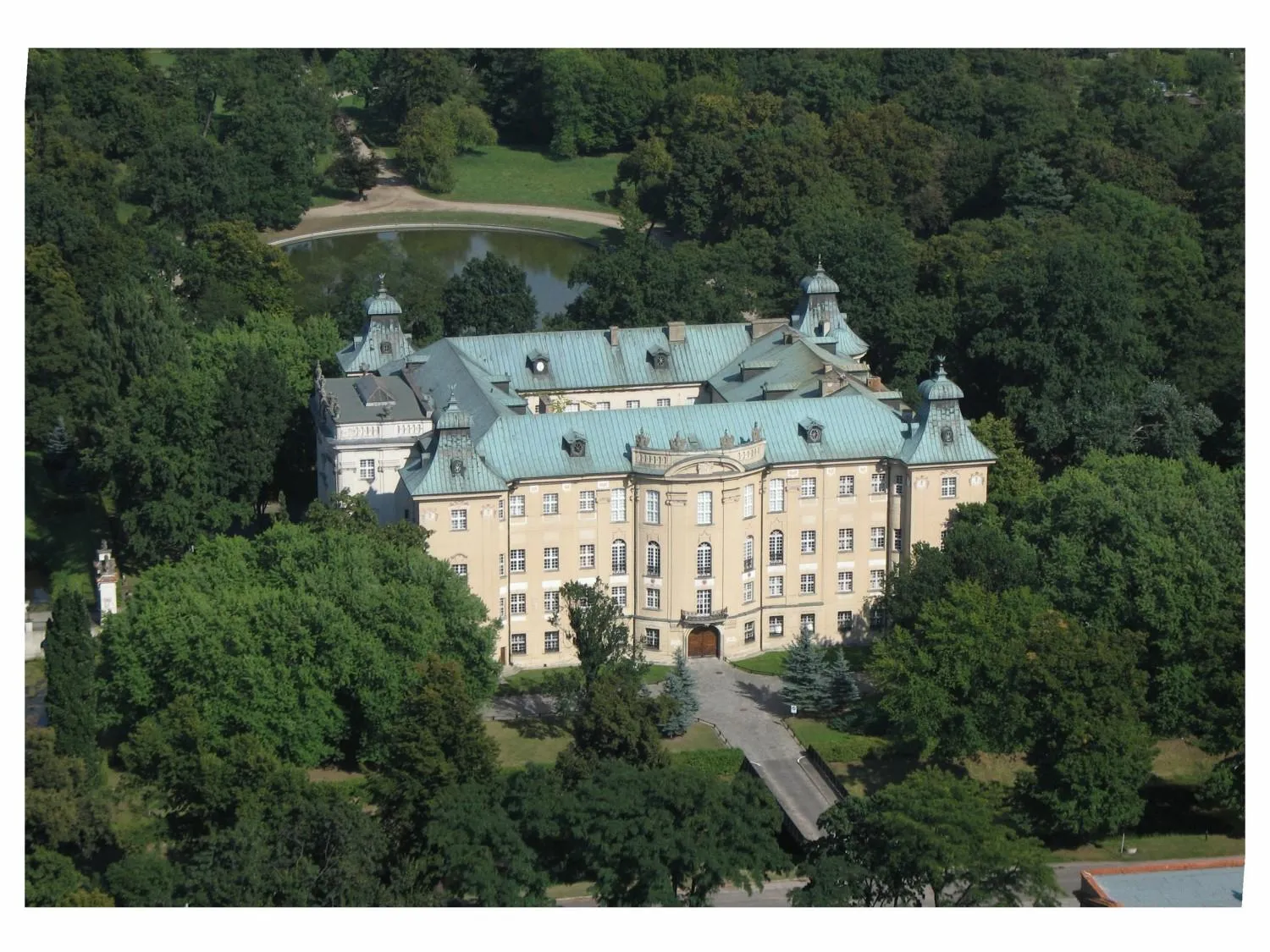 Bird's eye view in Hotel Zamek Królewski w Rydzynie