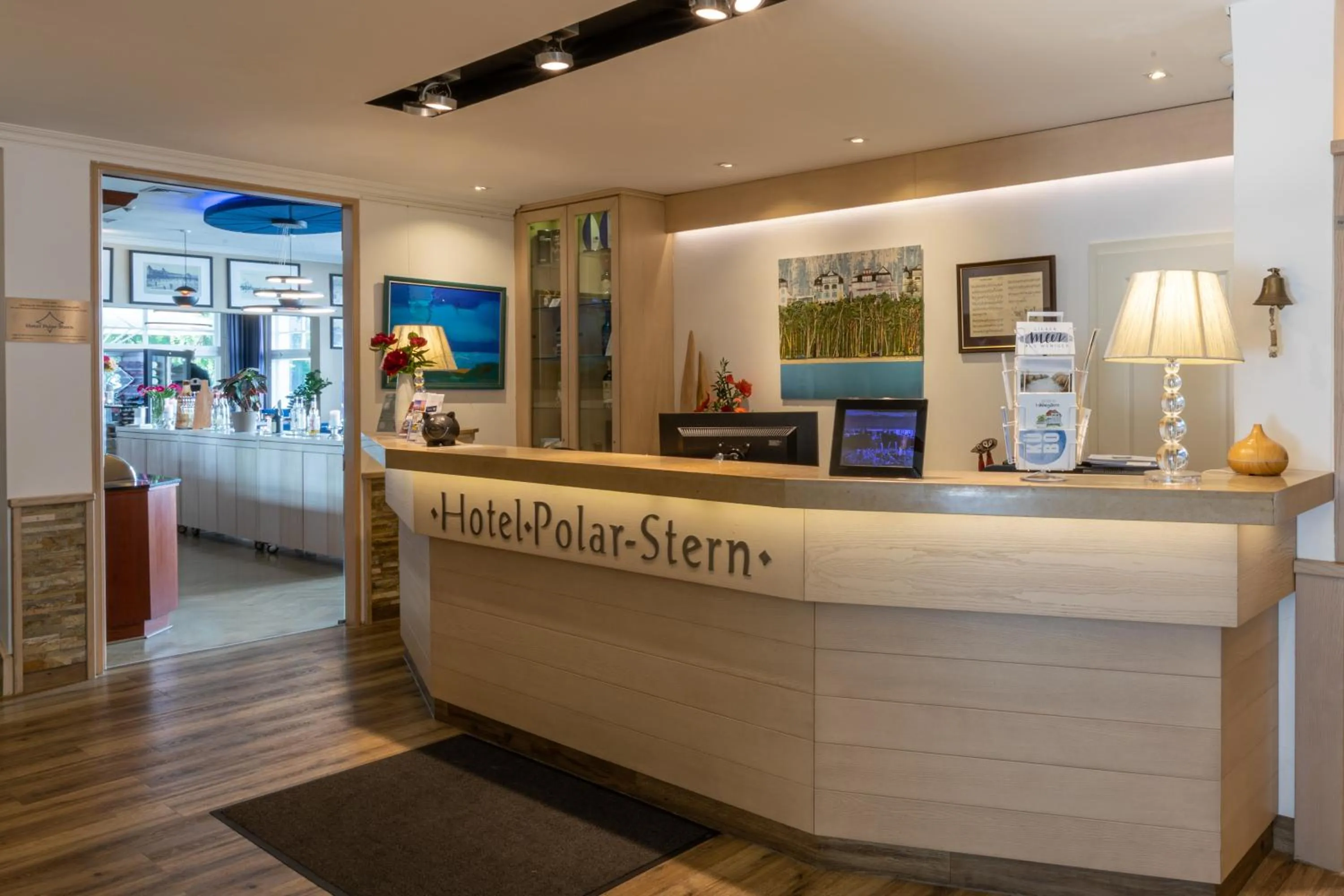 Lobby or reception in Hotel Polar-Stern