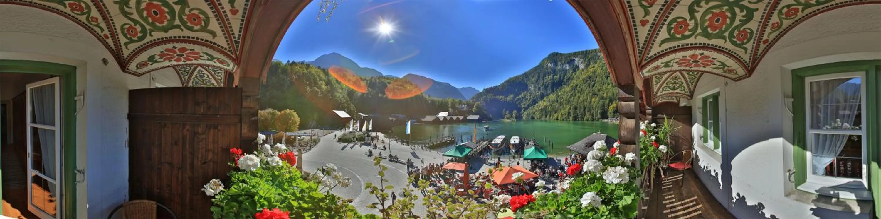 Lake view in Hotel Schiffmeister