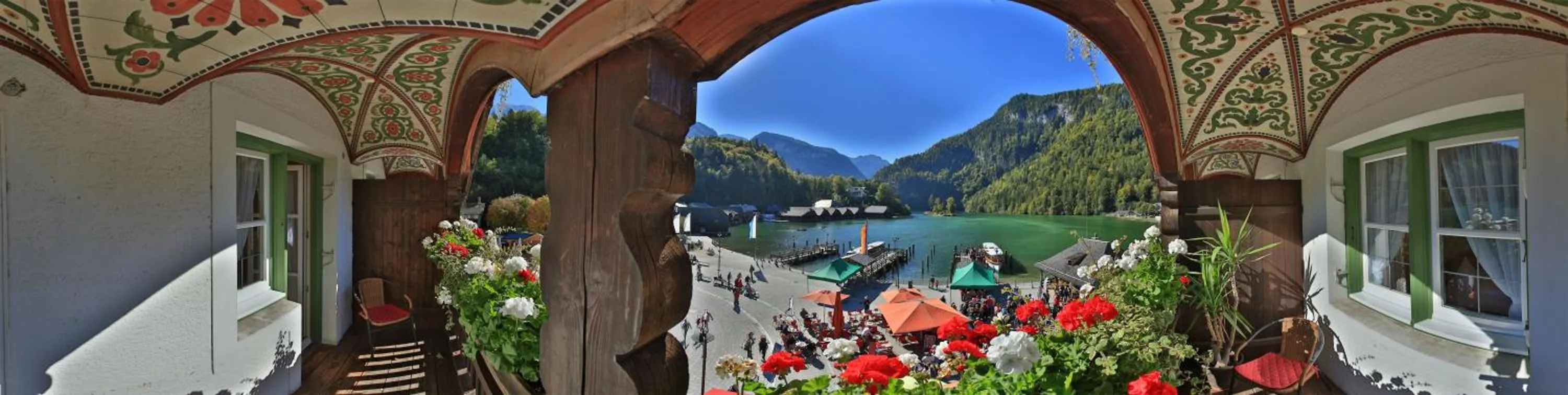 Lake view in Hotel Schiffmeister