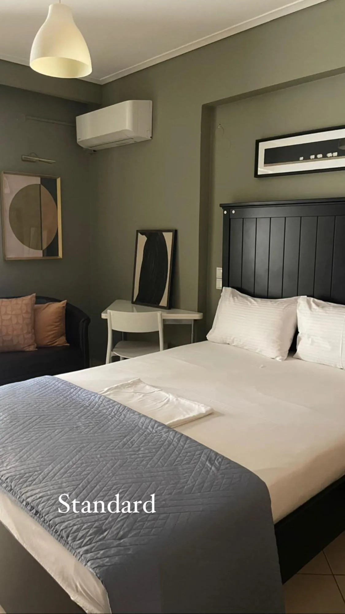 Bed in Agrinio ART Suites