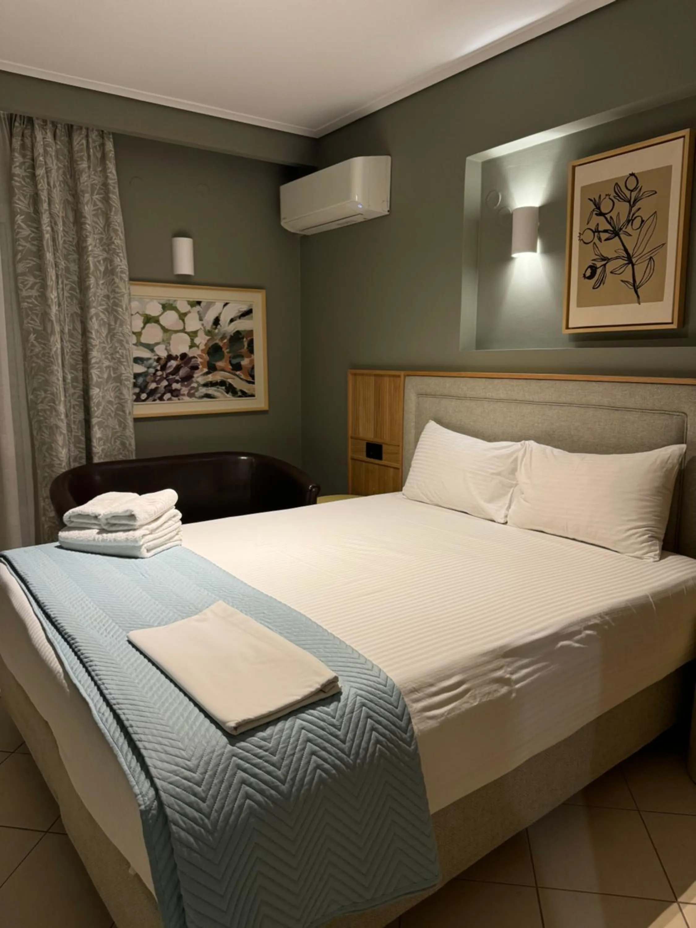 Bed in Agrinio ART Suites
