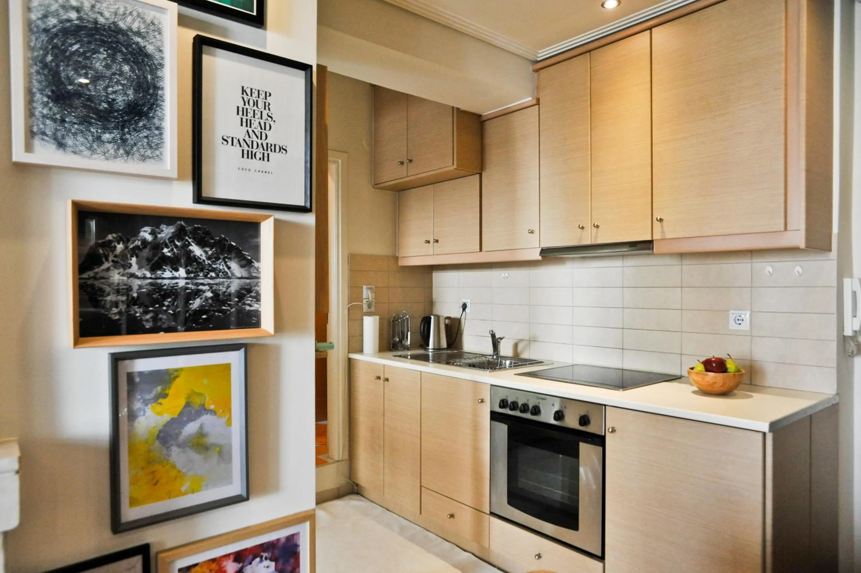 Kitchen or kitchenette in Agrinio ART Suites