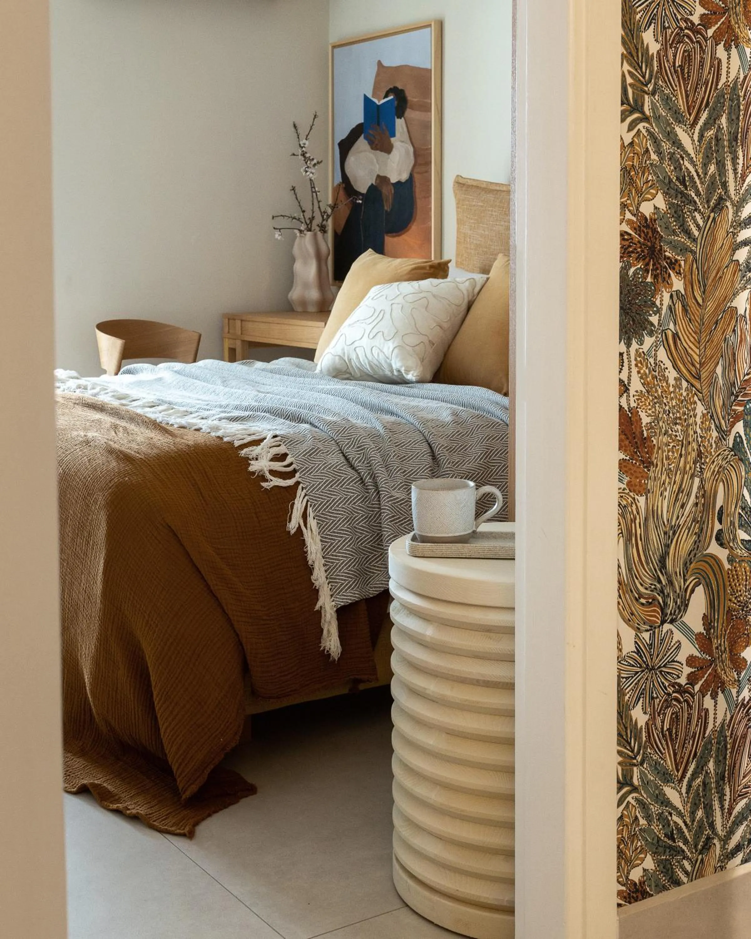Bed in Agrinio ART Suites