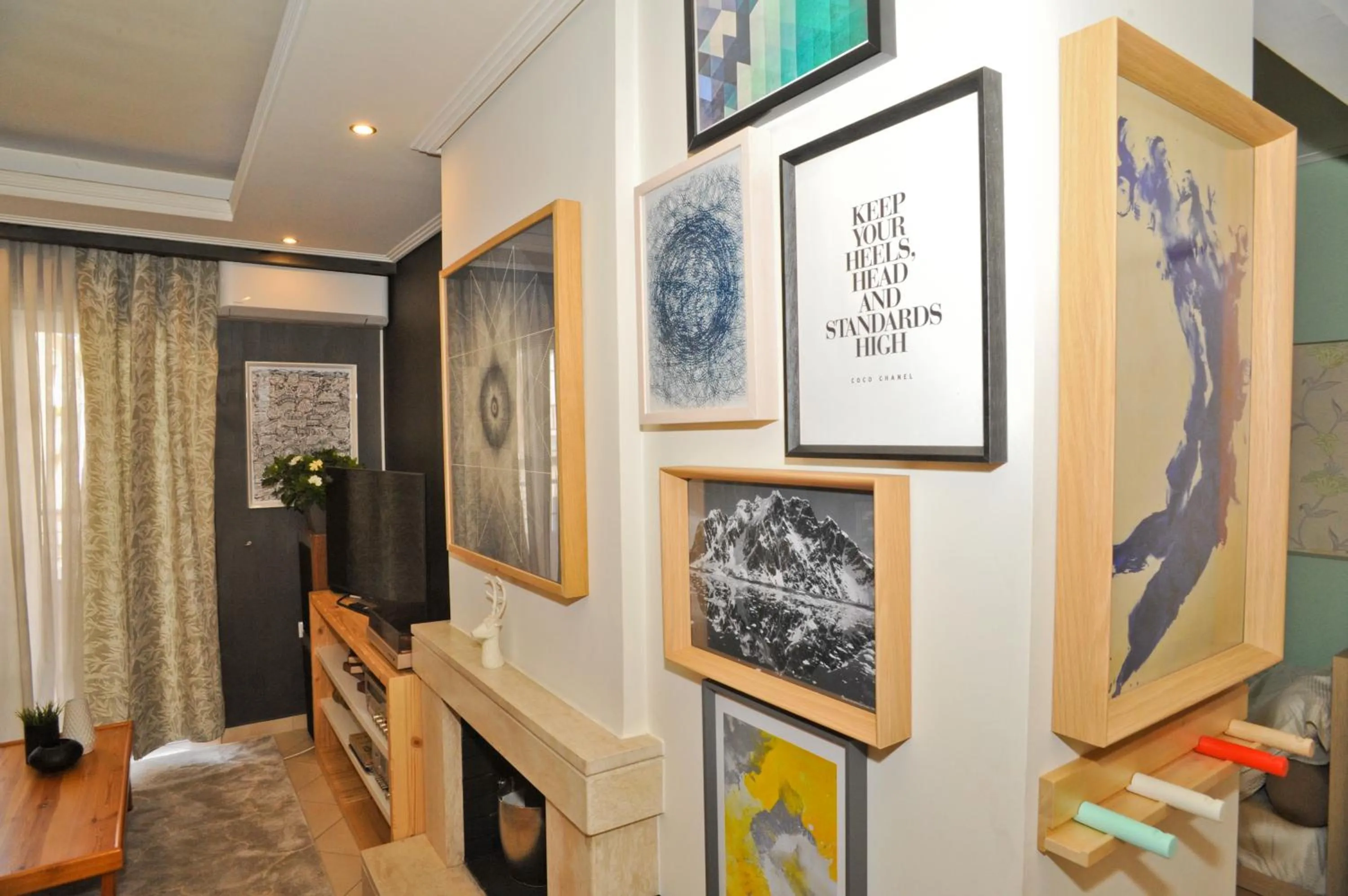 Decorative detail in Agrinio ART Suites