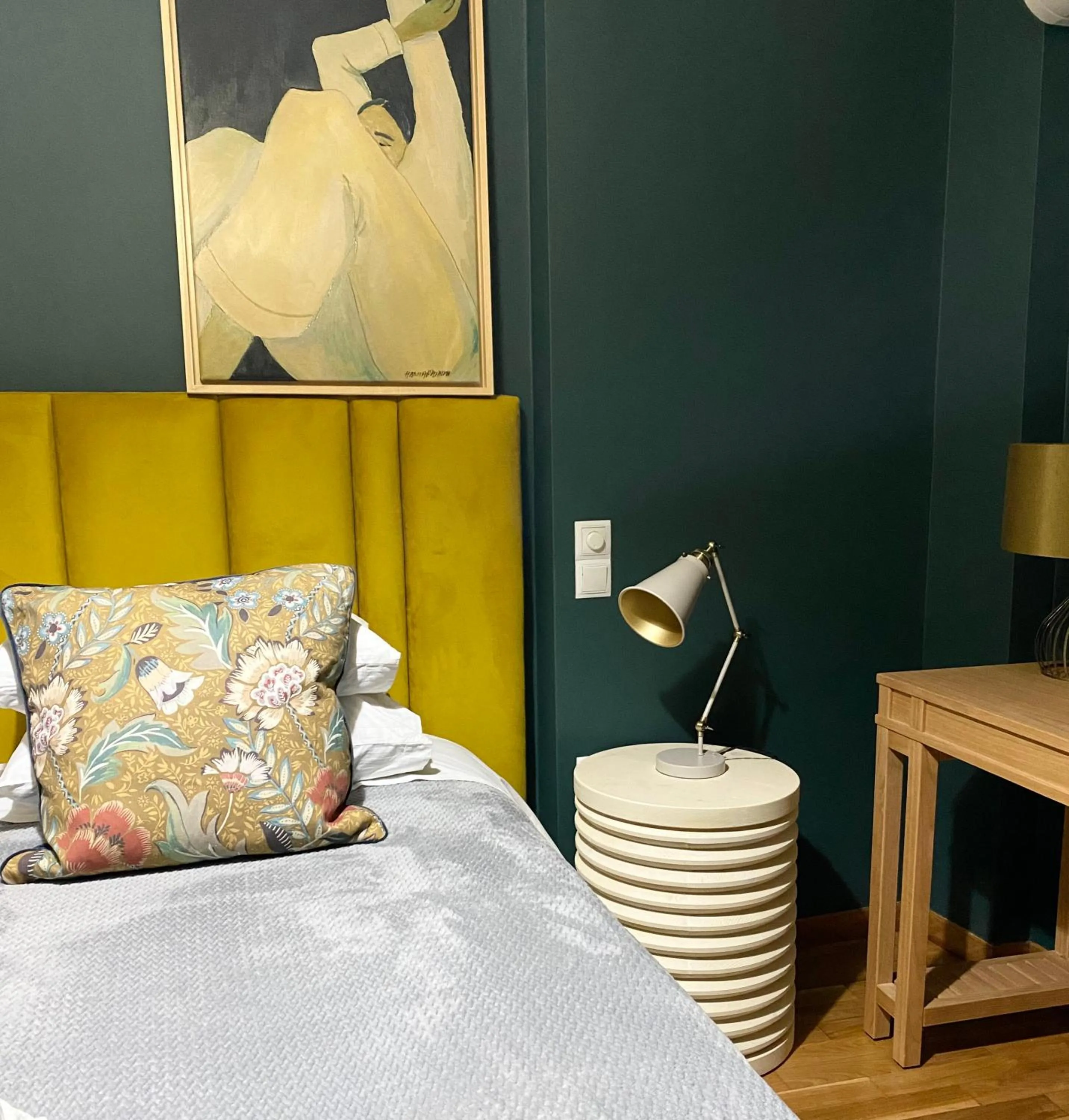 Bed in Agrinio ART Suites