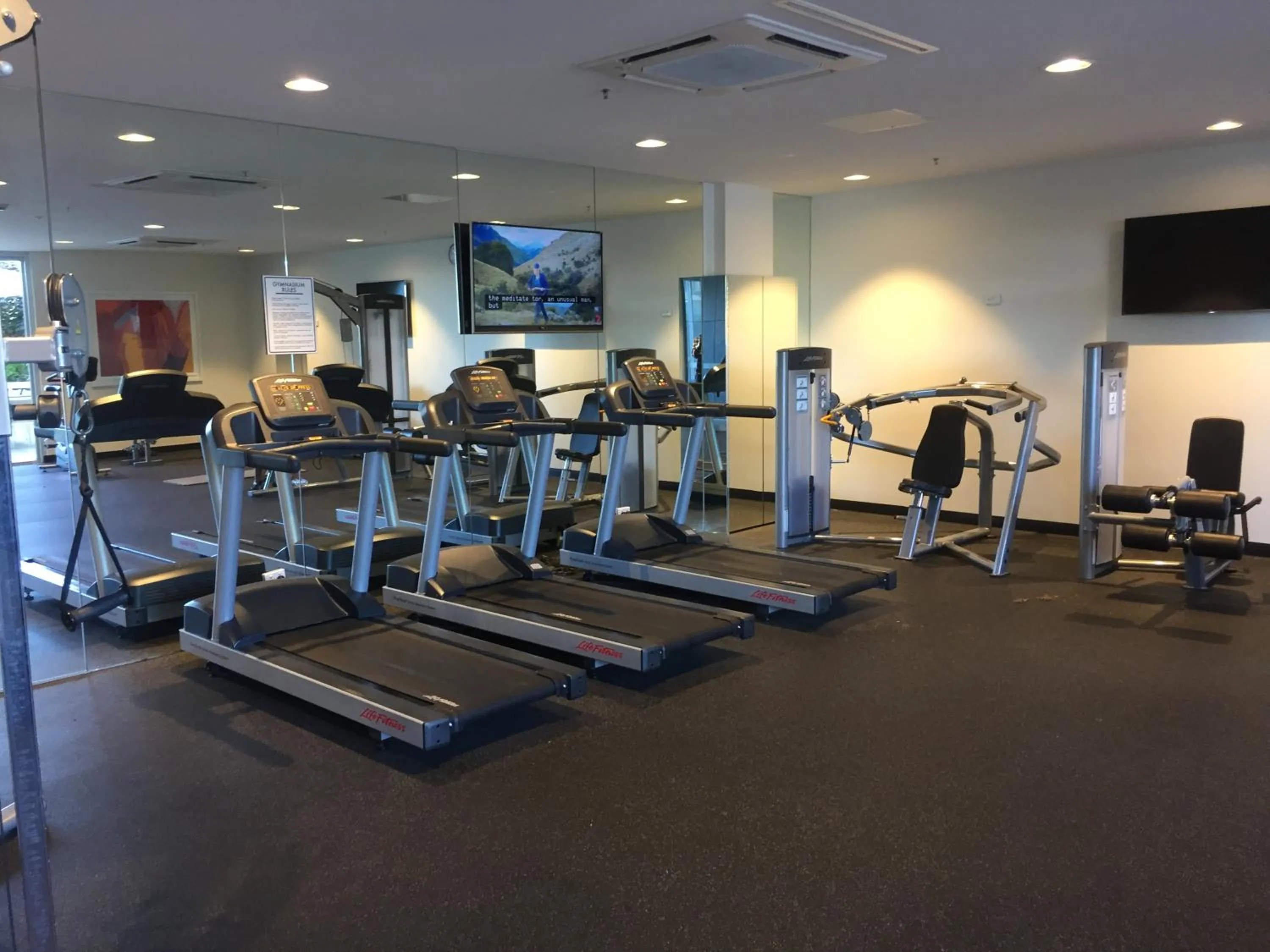 Fitness centre/facilities in Tasha's Apartments on Warwick