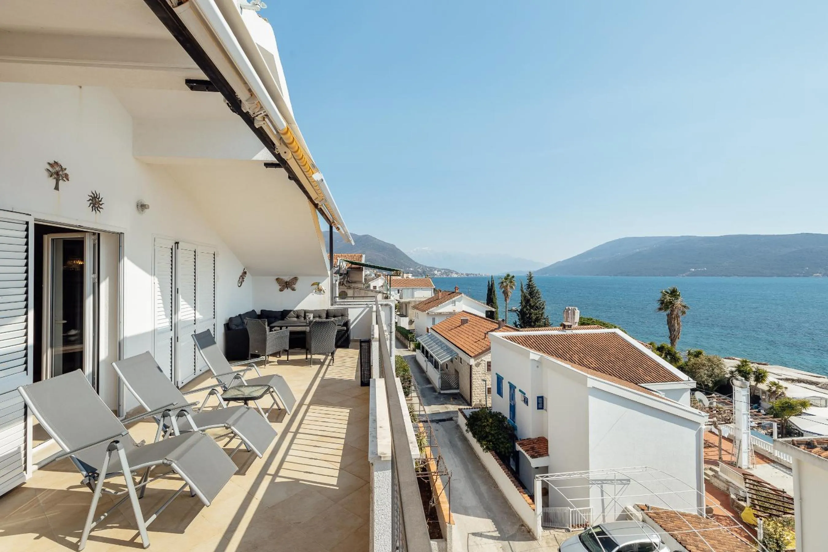 Balcony/Terrace in Apartment Penthouse Savina