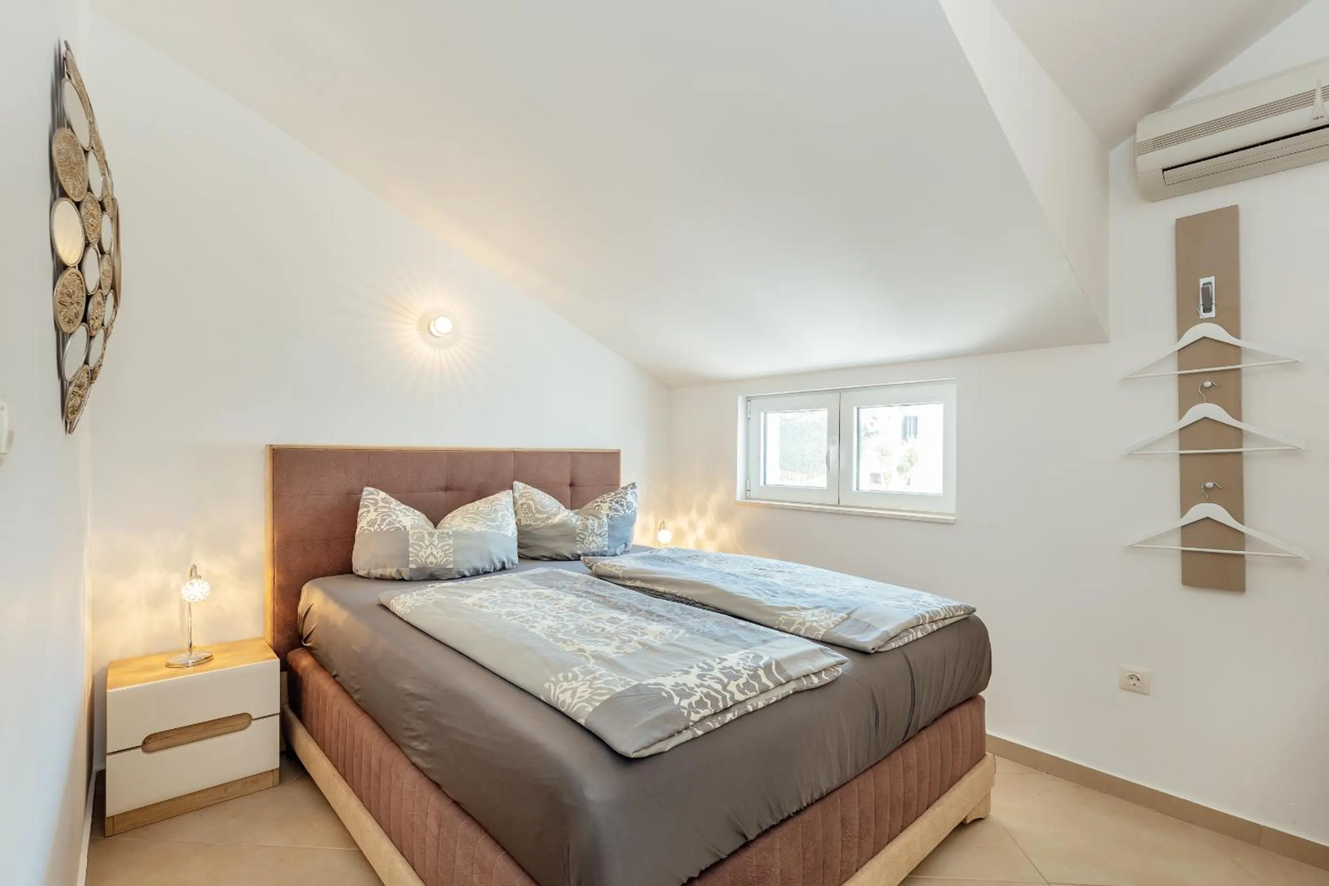 Bedroom, Bed in Apartment Penthouse Savina