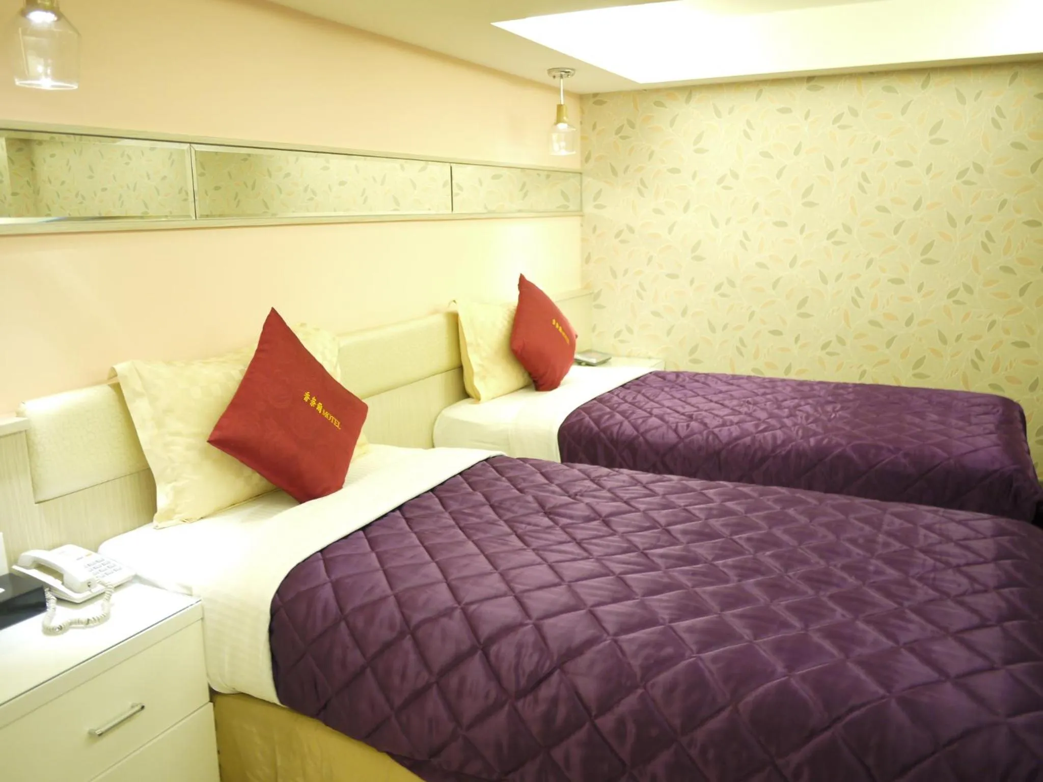 Bed in Surreal Motel