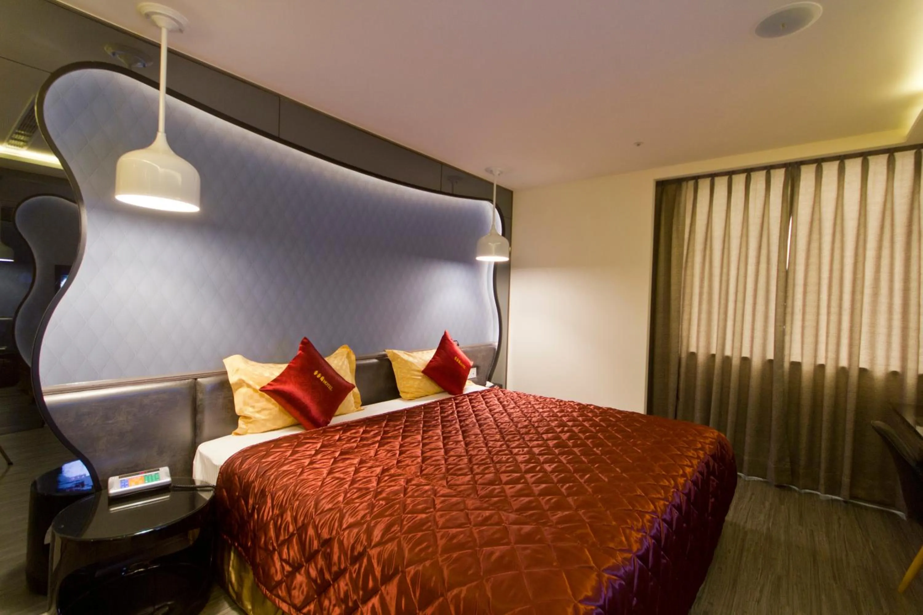 Bed in Surreal Motel