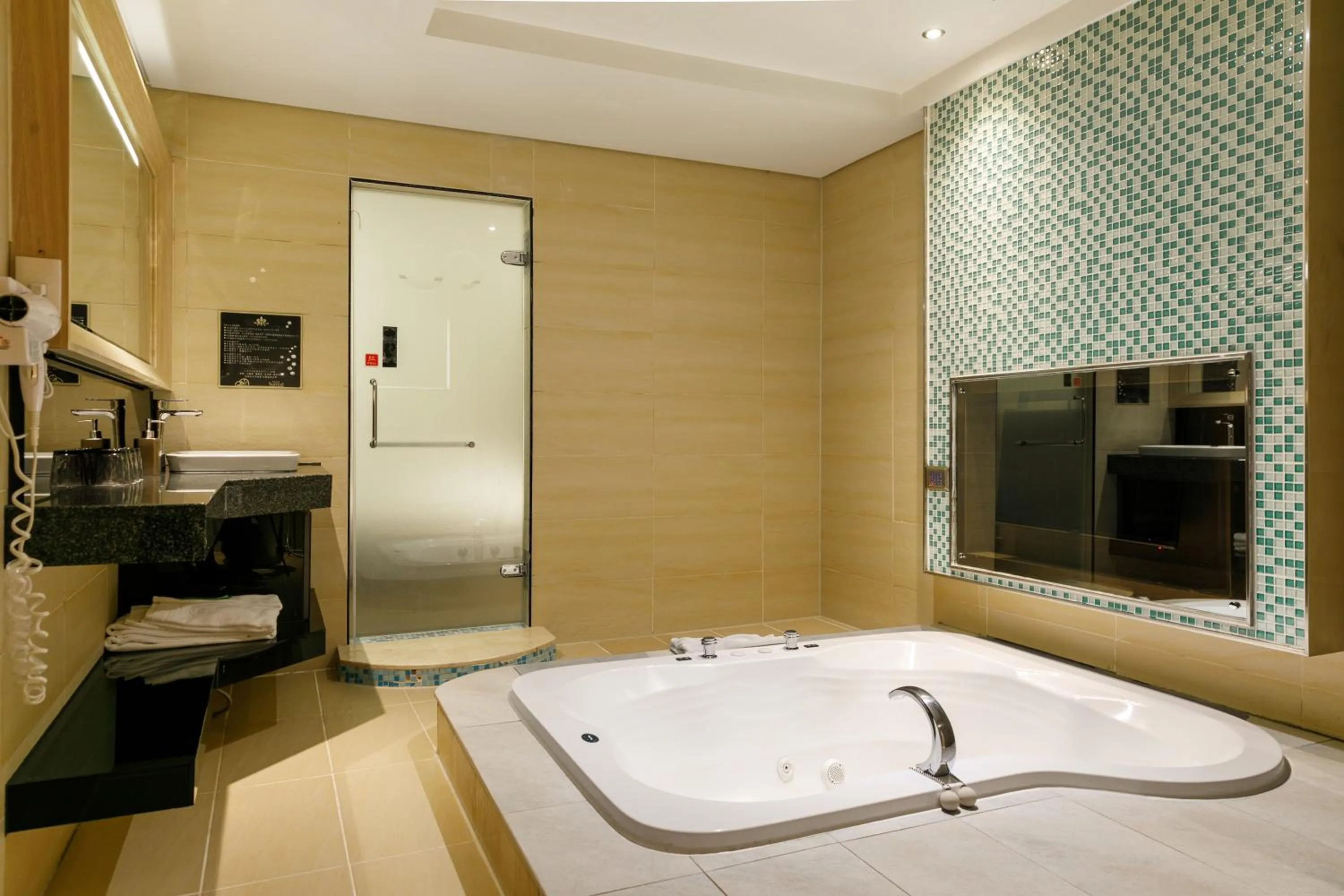 Bed in Surreal Motel