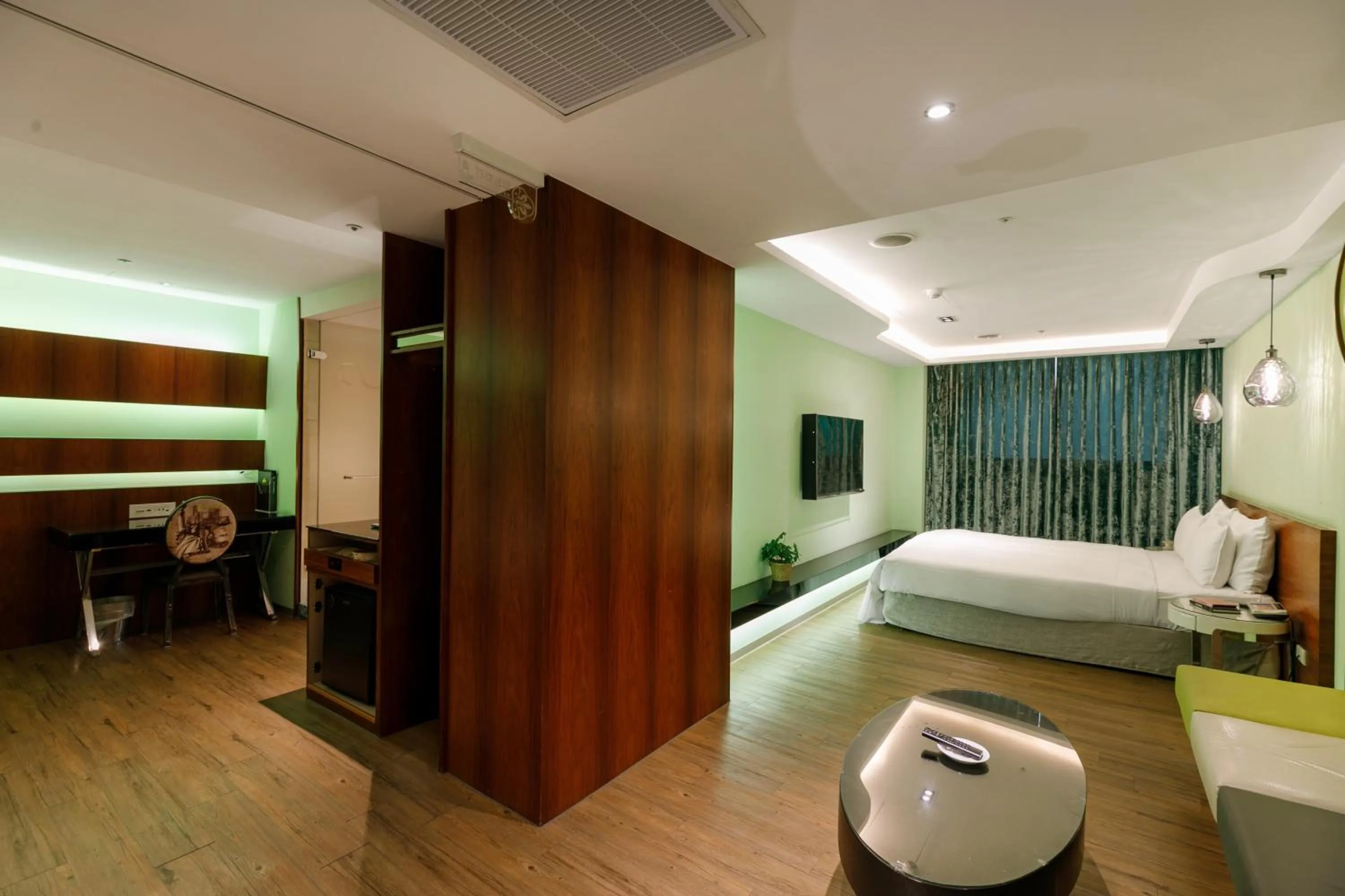 Bed in Surreal Motel