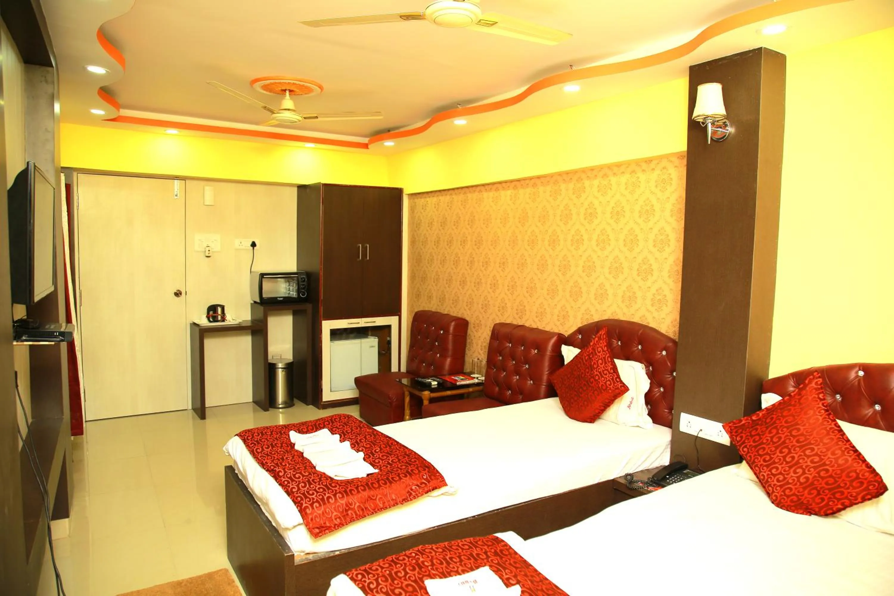 Coffee/tea facilities, Bed in Babul Hotel