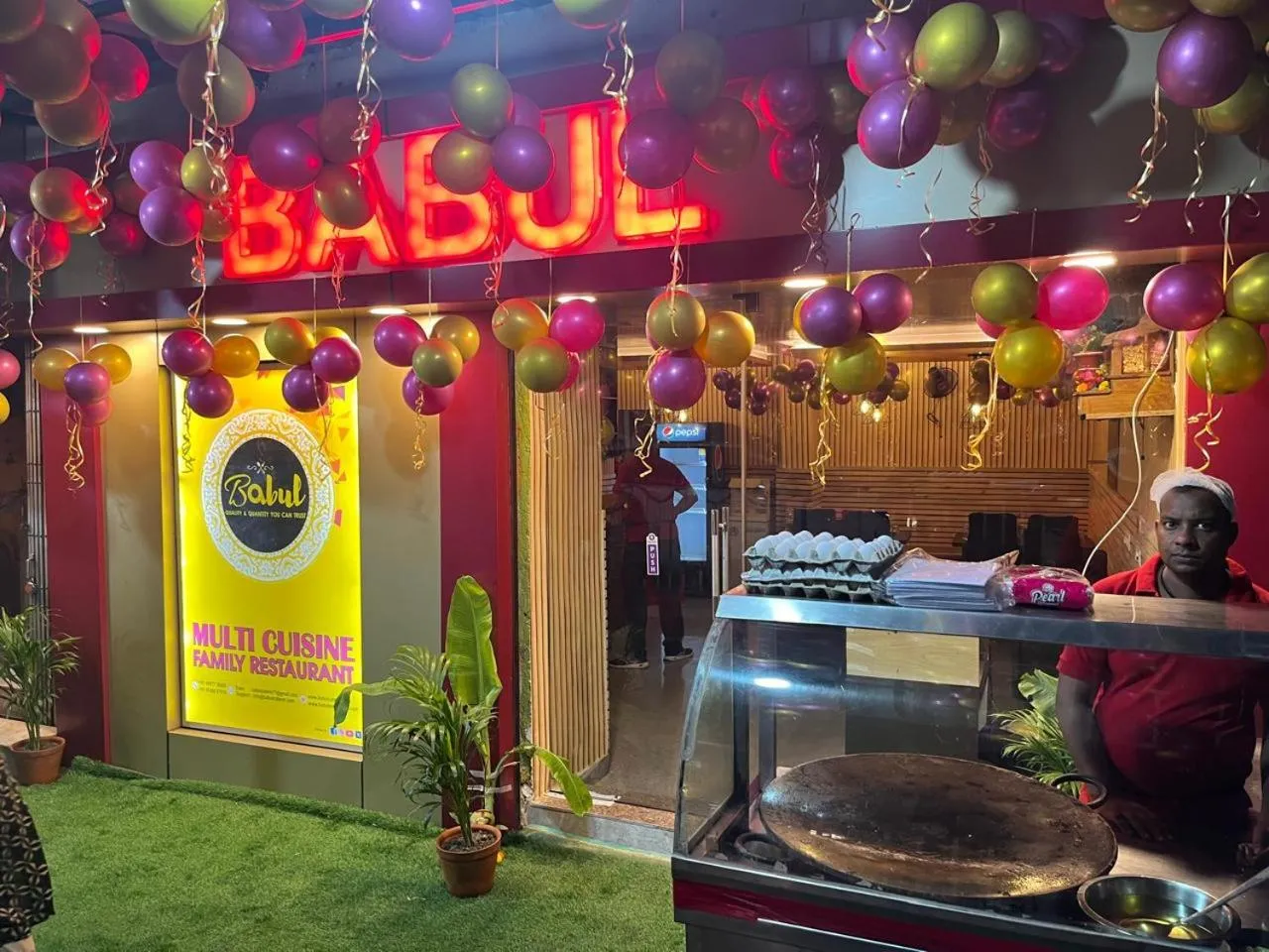 Food and drinks in Babul Hotel