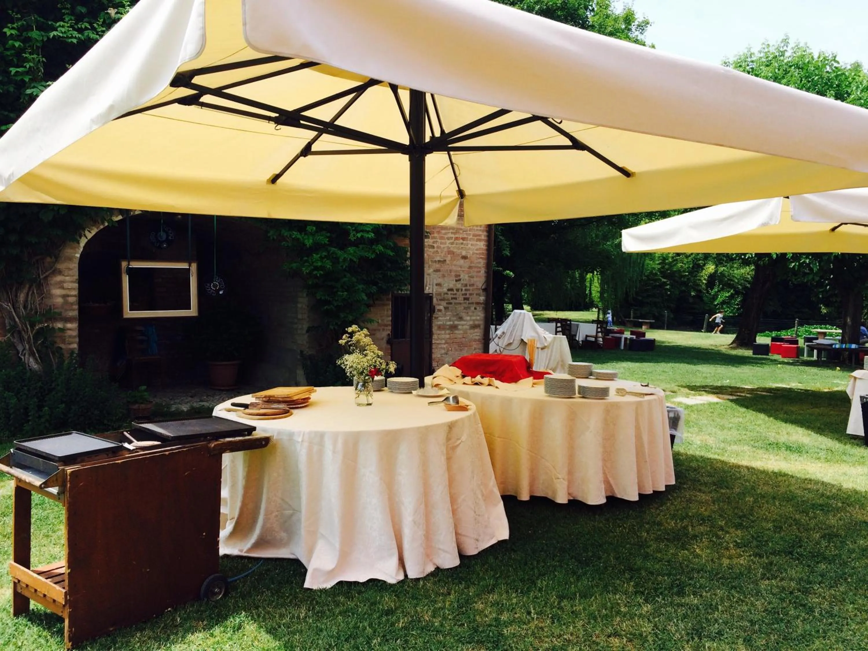 Decorative detail in Agriturismo La Lupa