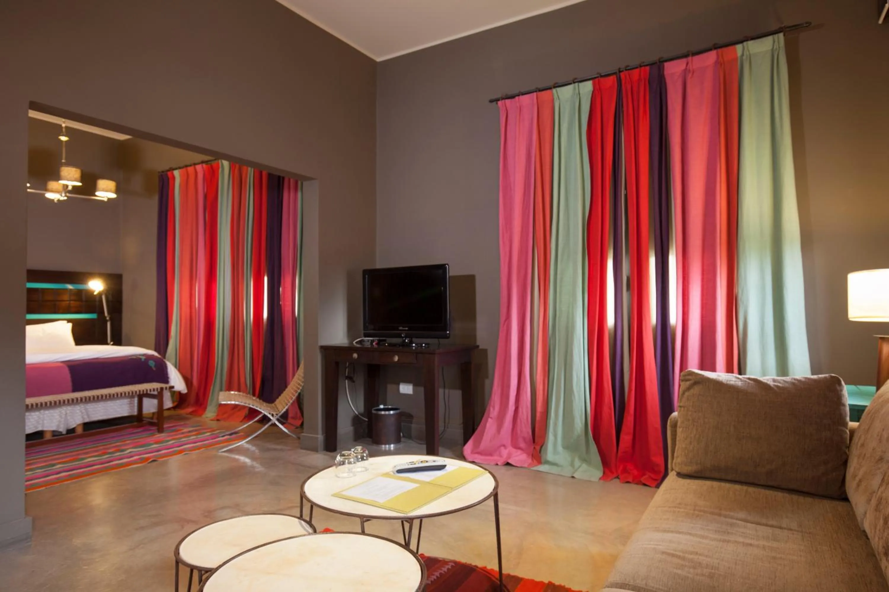 Bed in Hotel Huacalera