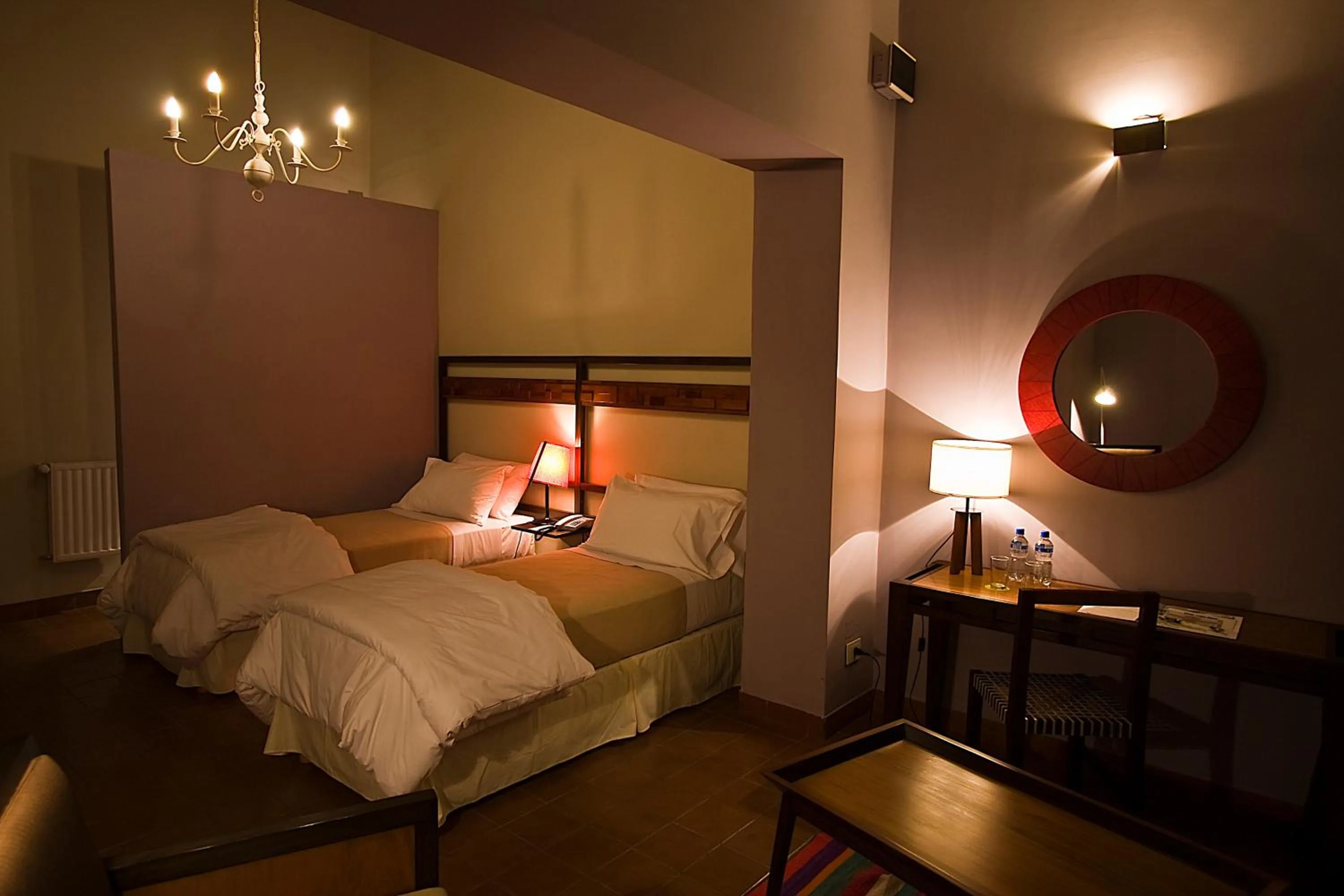 Bed in Hotel Huacalera