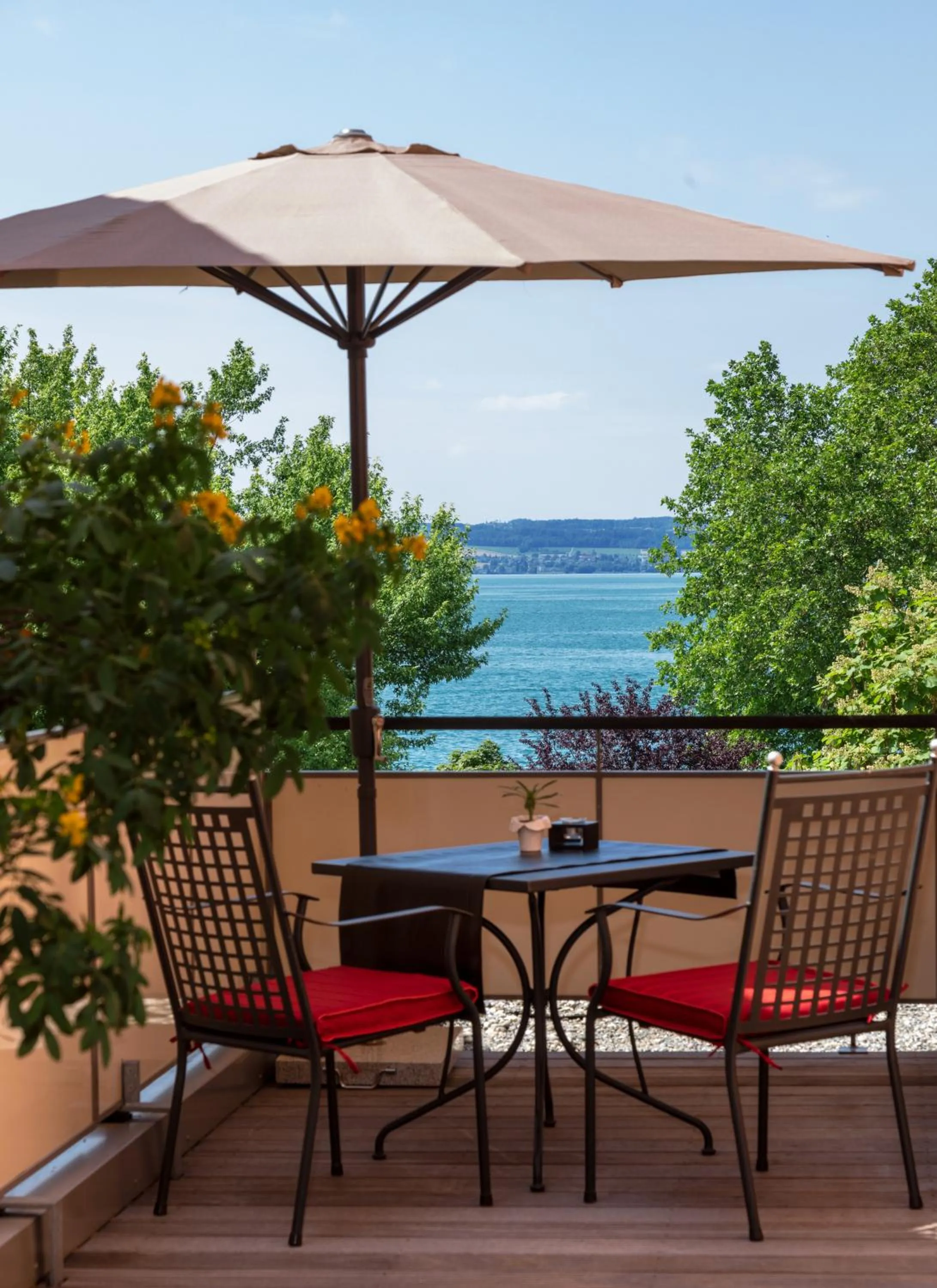 Balcony/Terrace in Romantik Hotel Residenz am See