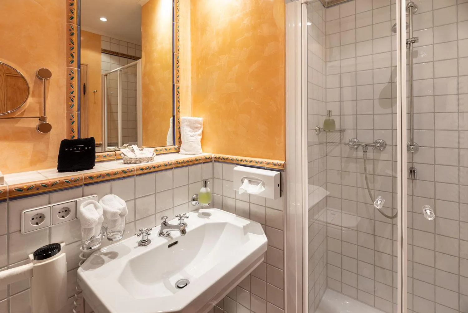 Bathroom in Romantik Hotel Residenz am See