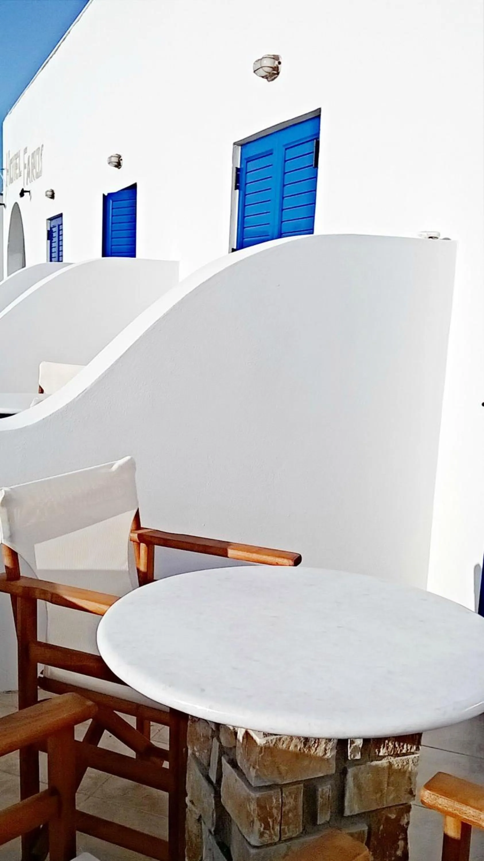 Balcony/Terrace in Hotel Faros