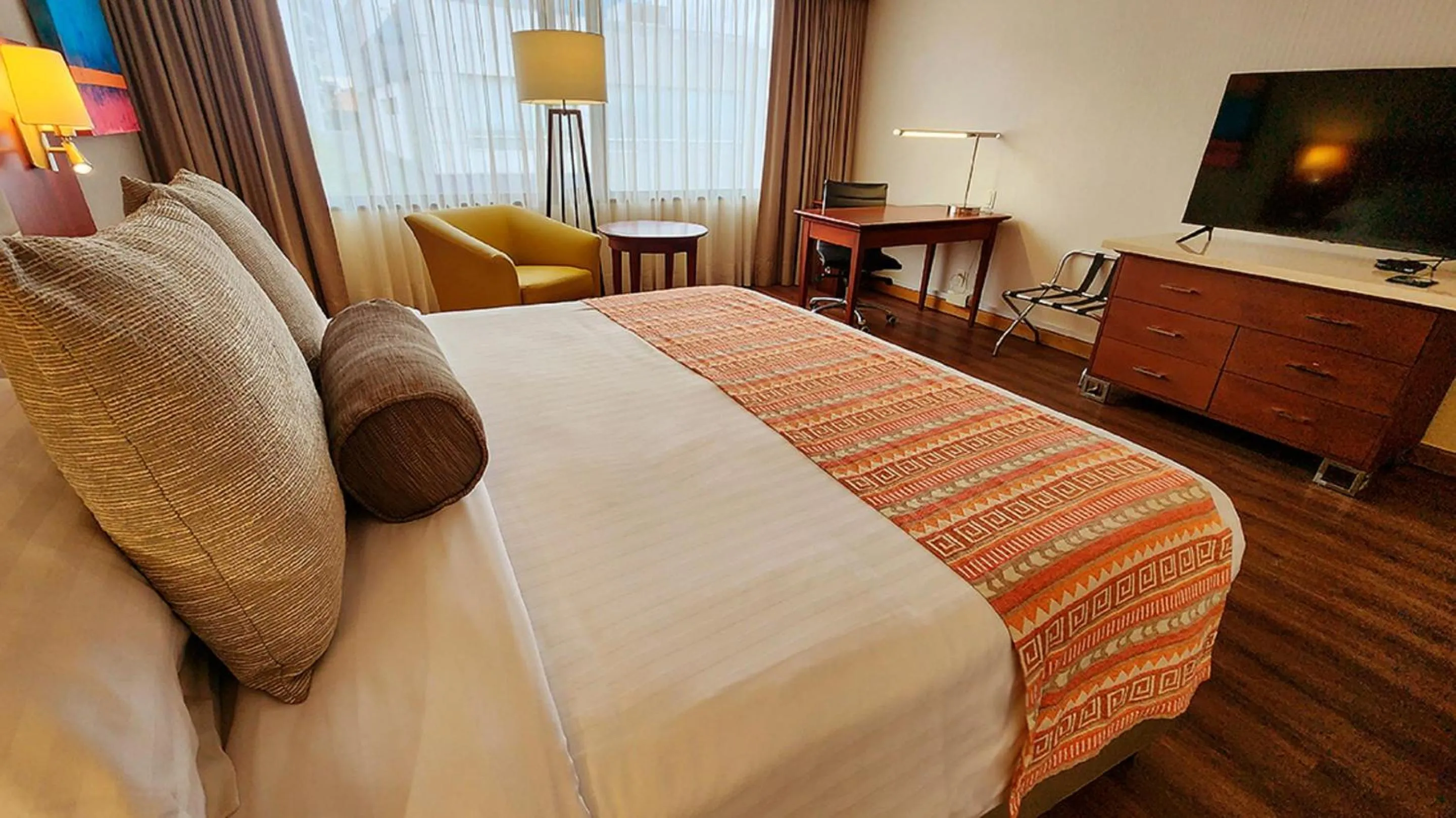 Bed in Bogota Plaza Hotel
