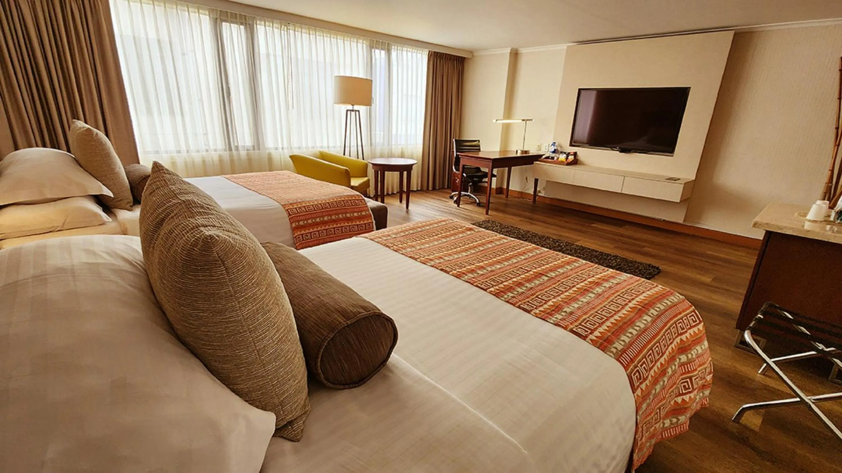 Bed in Bogota Plaza Hotel